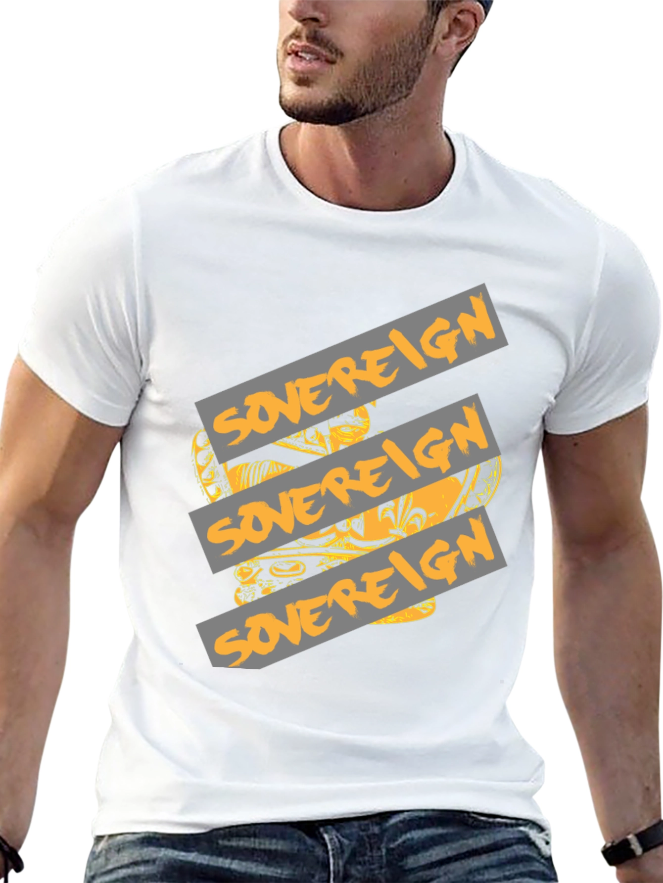 Sovereign Graphic Print Black T-Shirt