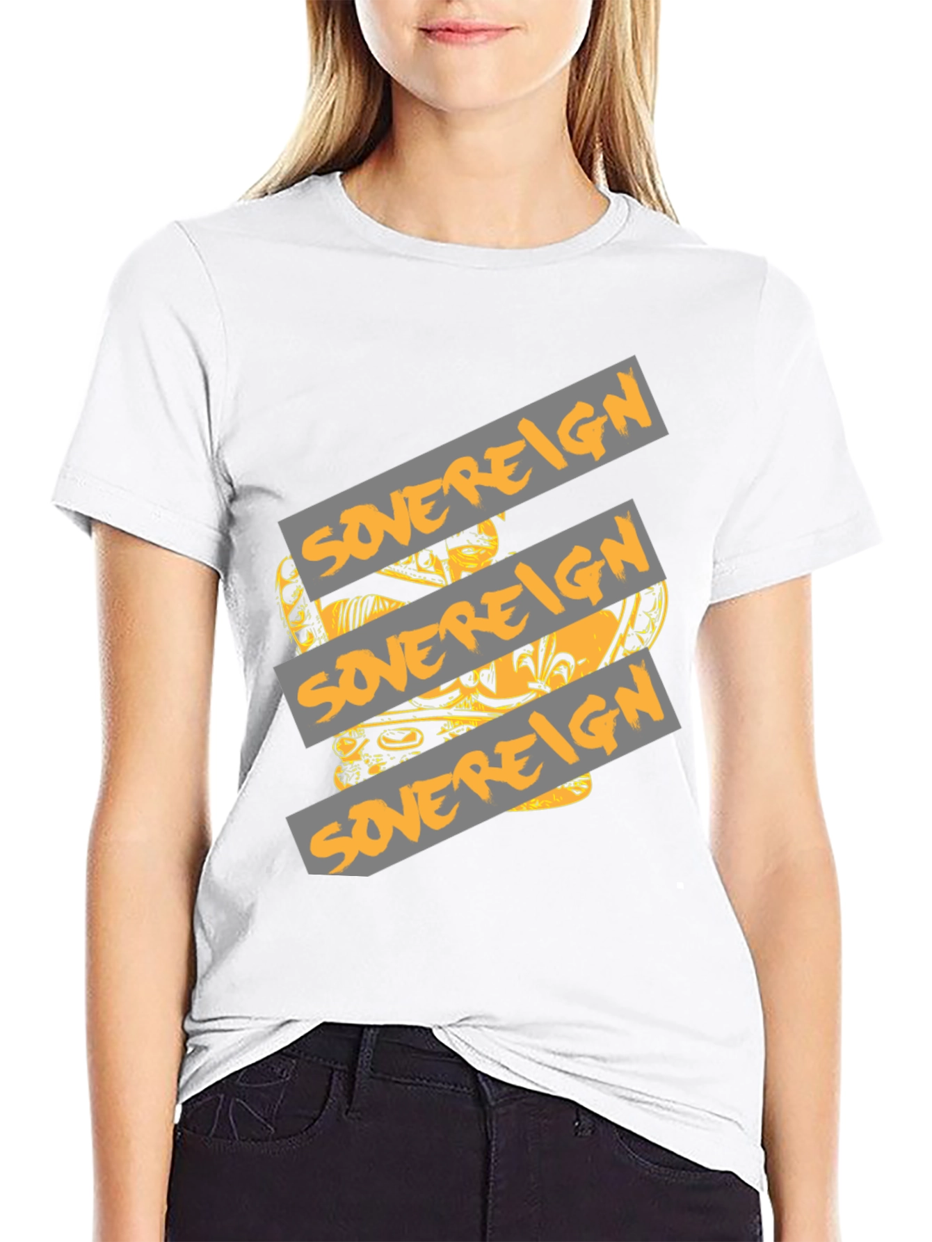 Sovereign Graphic Print Black T-Shirt