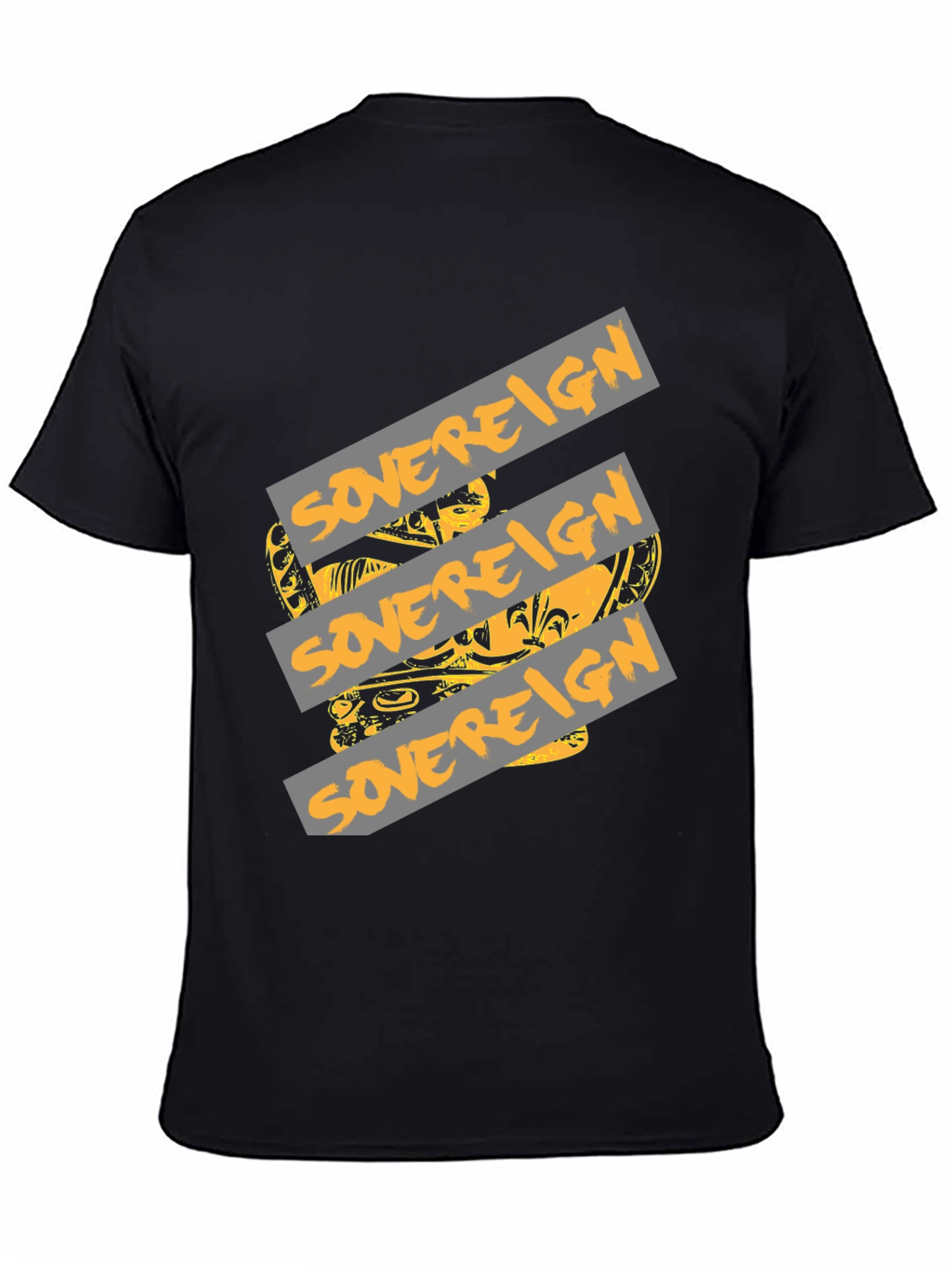 Sovereign Graphic Print Black T-Shirt