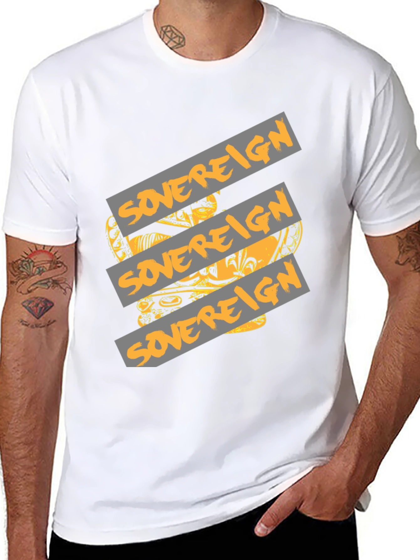 Sovereign Graphic Print Black T-Shirt