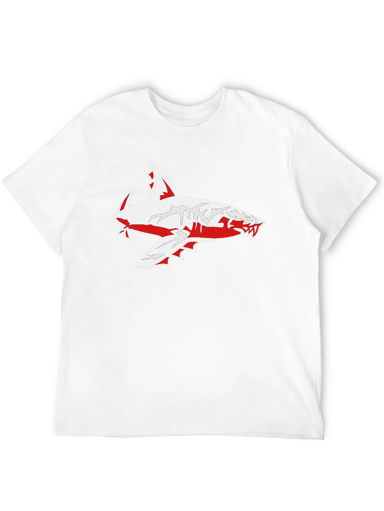 Shark Graphic Black Tee - Bold and Stylish