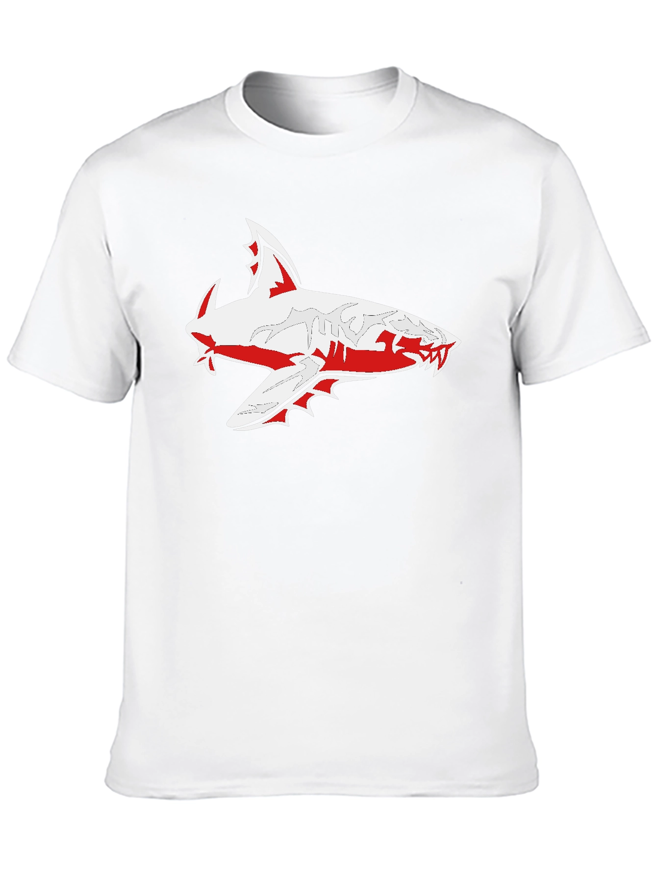 Shark Graphic Black Tee - Bold and Stylish