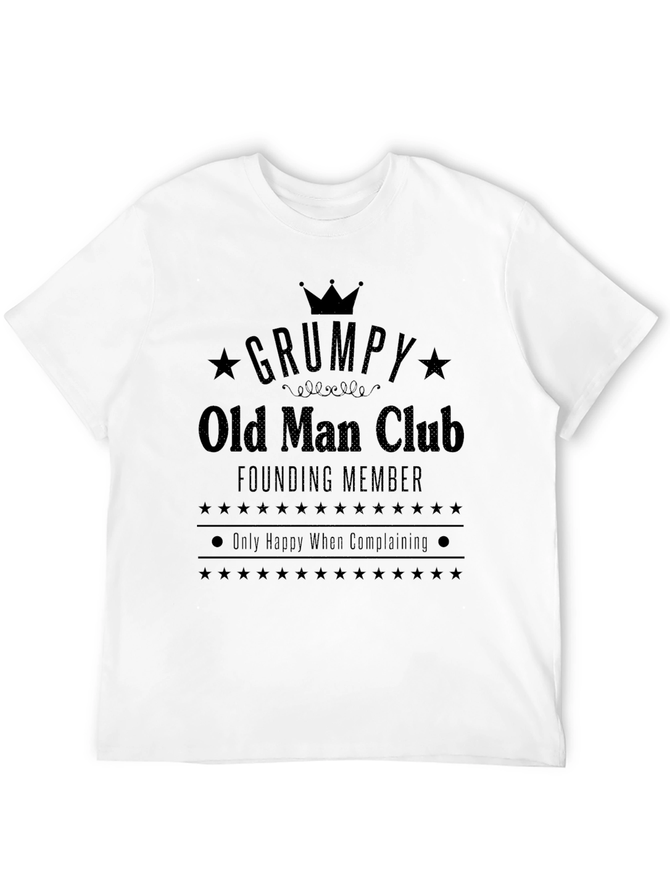 Grumpy Old Man Club T-Shirt - Founding Member