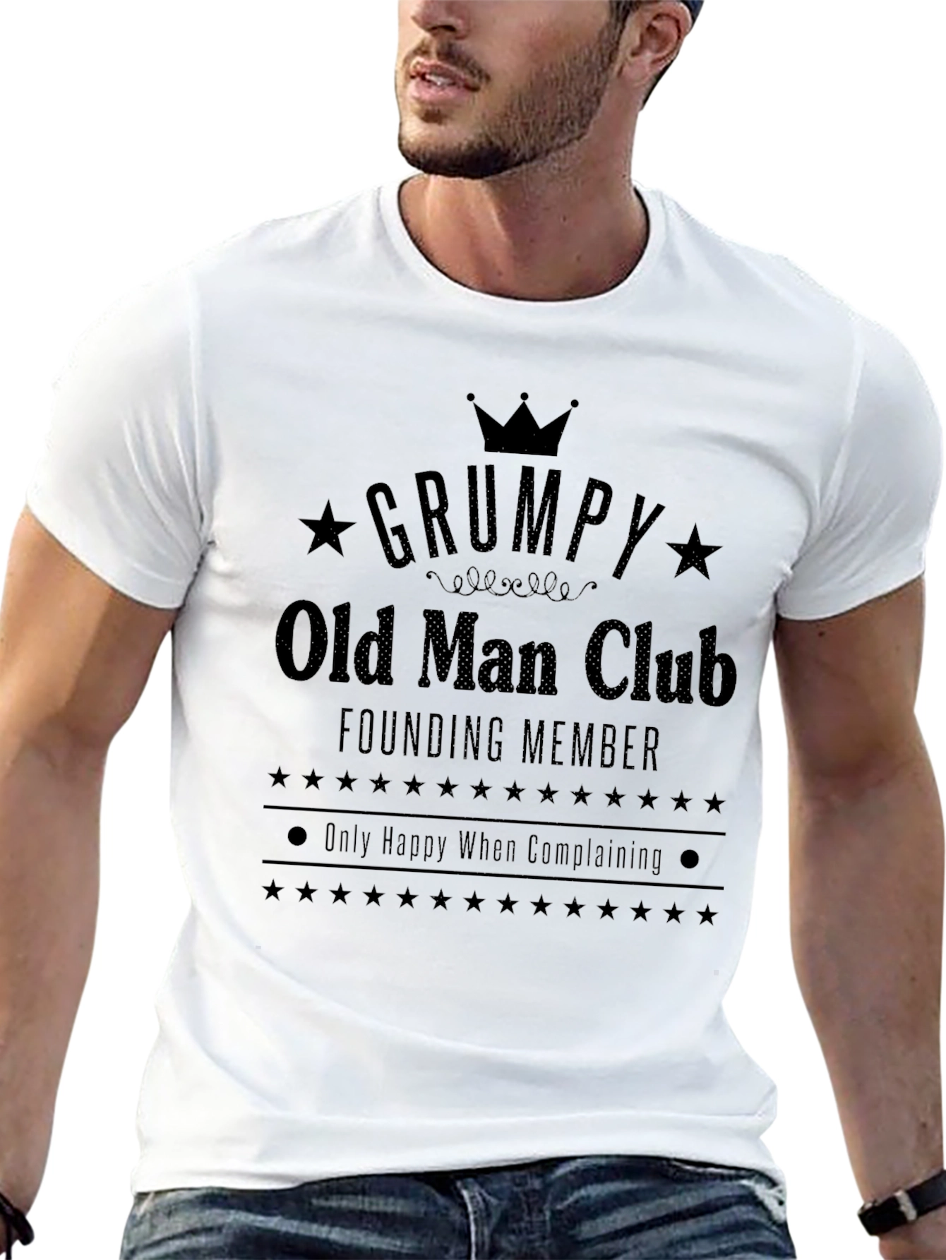 Grumpy Old Man Club T-Shirt - Founding Member