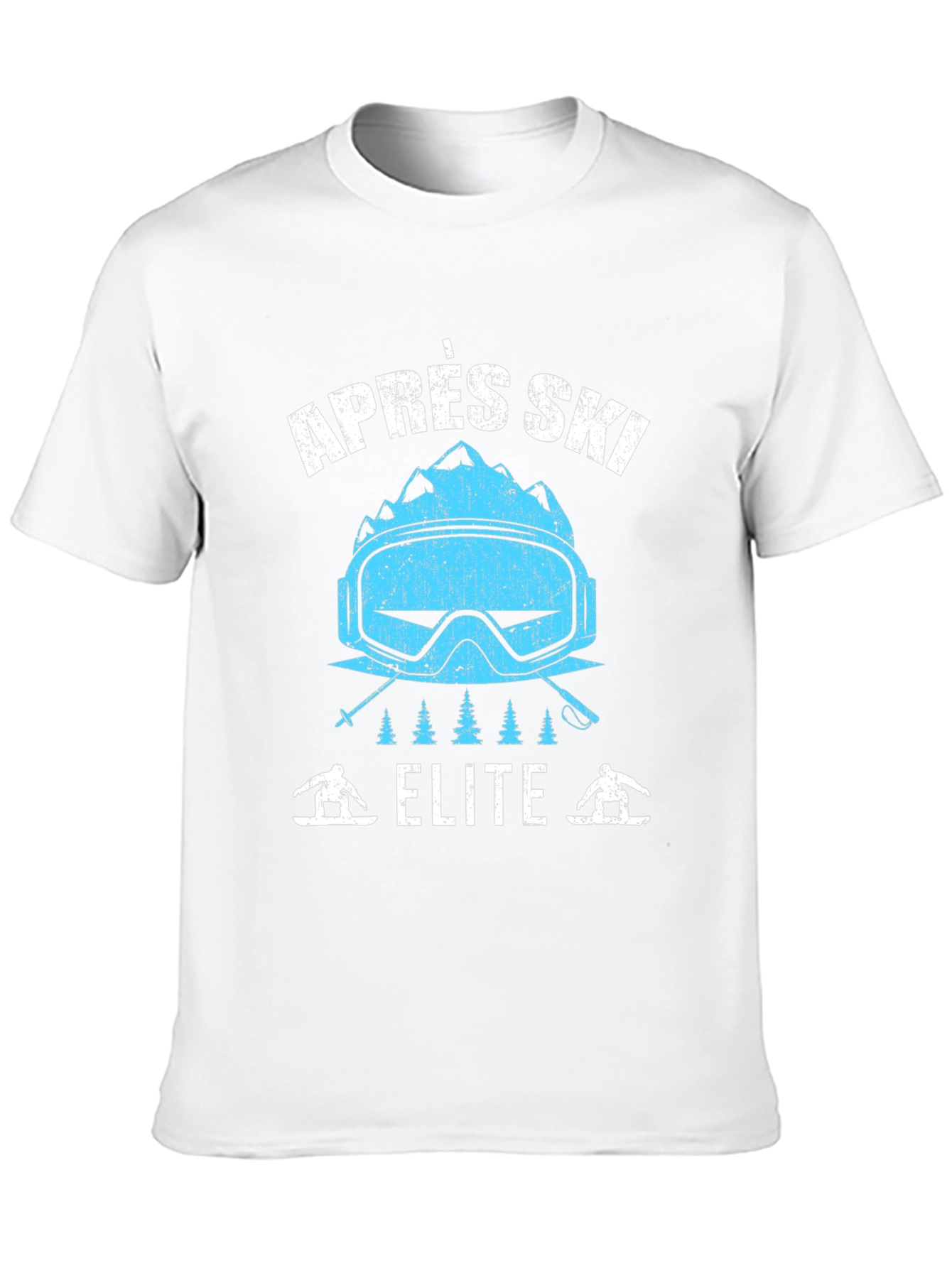 Après Ski Elite Graphic Tee - Black Cotton T-Shirt