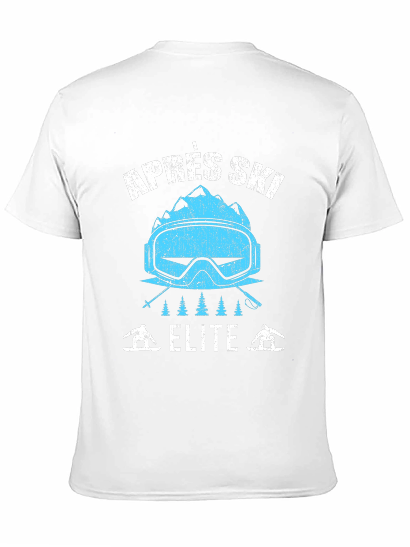 Après Ski Elite Graphic Tee - Black Cotton T-Shirt