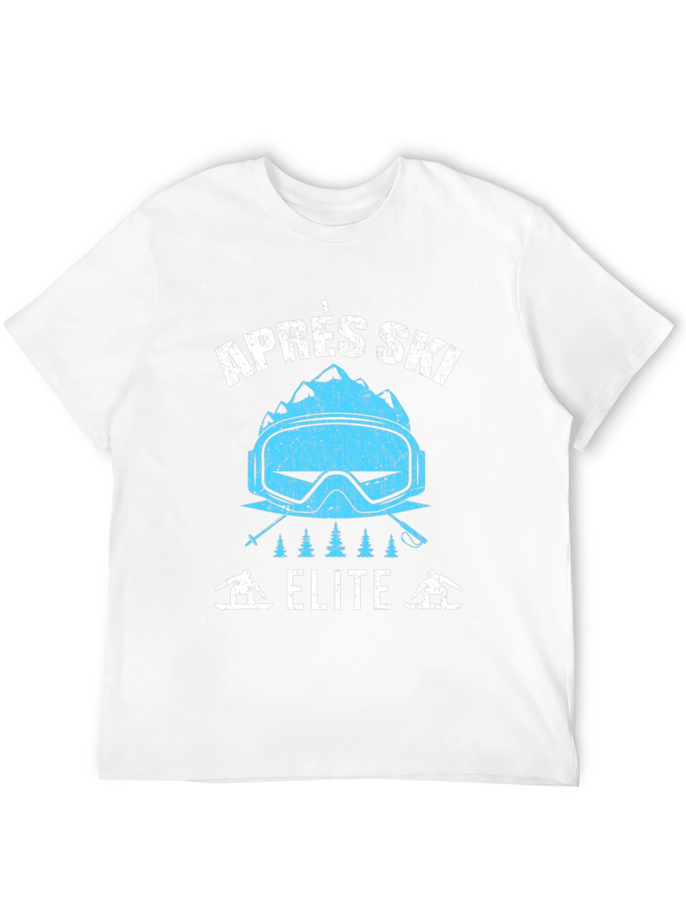 Après Ski Elite Graphic Tee - Black Cotton T-Shirt