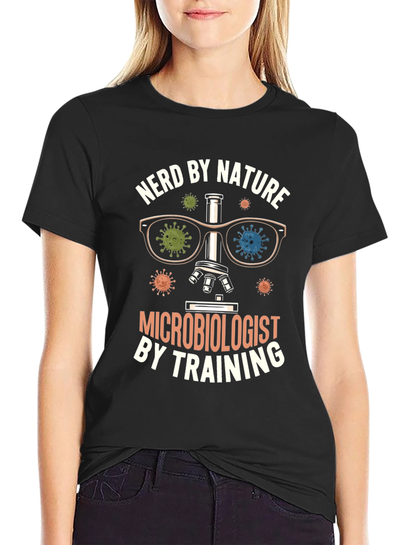 Nerd By Nature Microbiologist T-Shirt