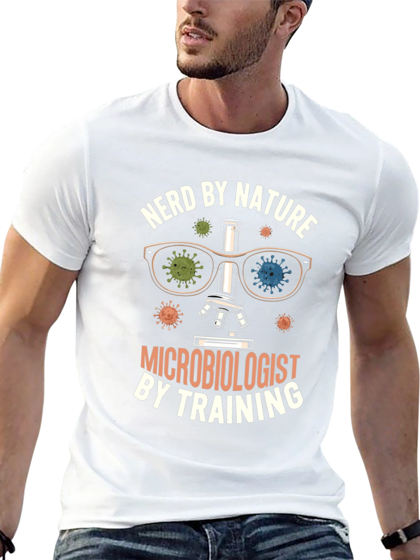 Nerd By Nature Microbiologist T-Shirt