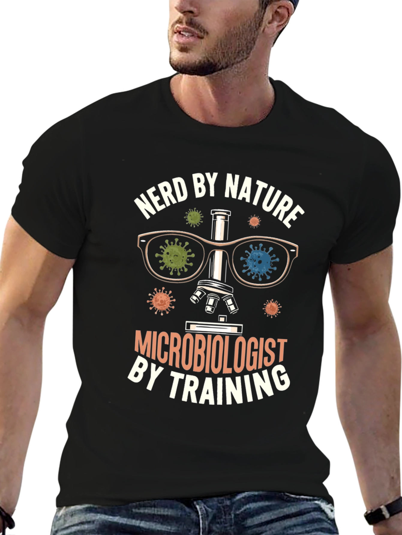 Nerd By Nature Microbiologist T-Shirt