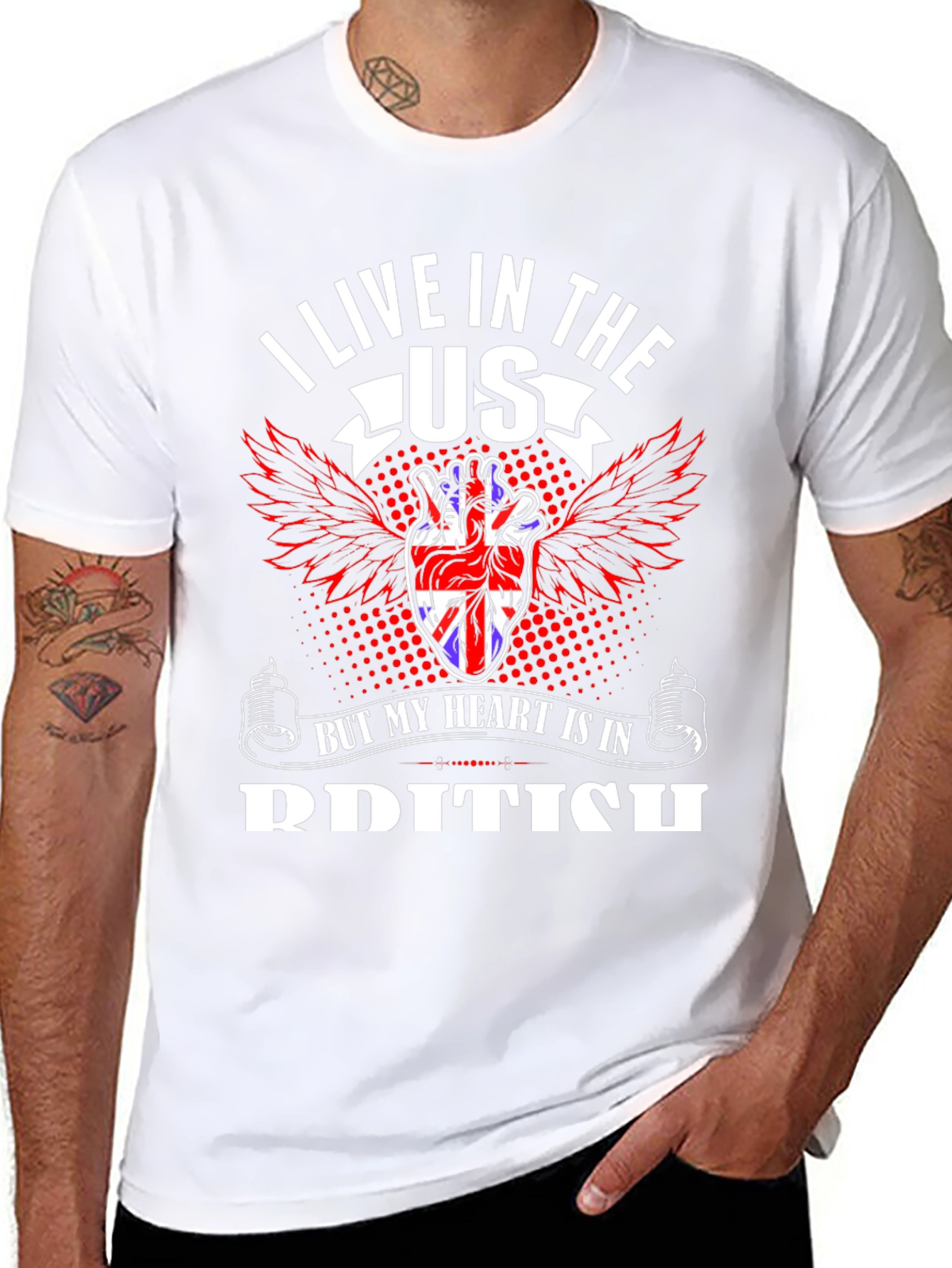 British Heart T-Shirt - USA Resident