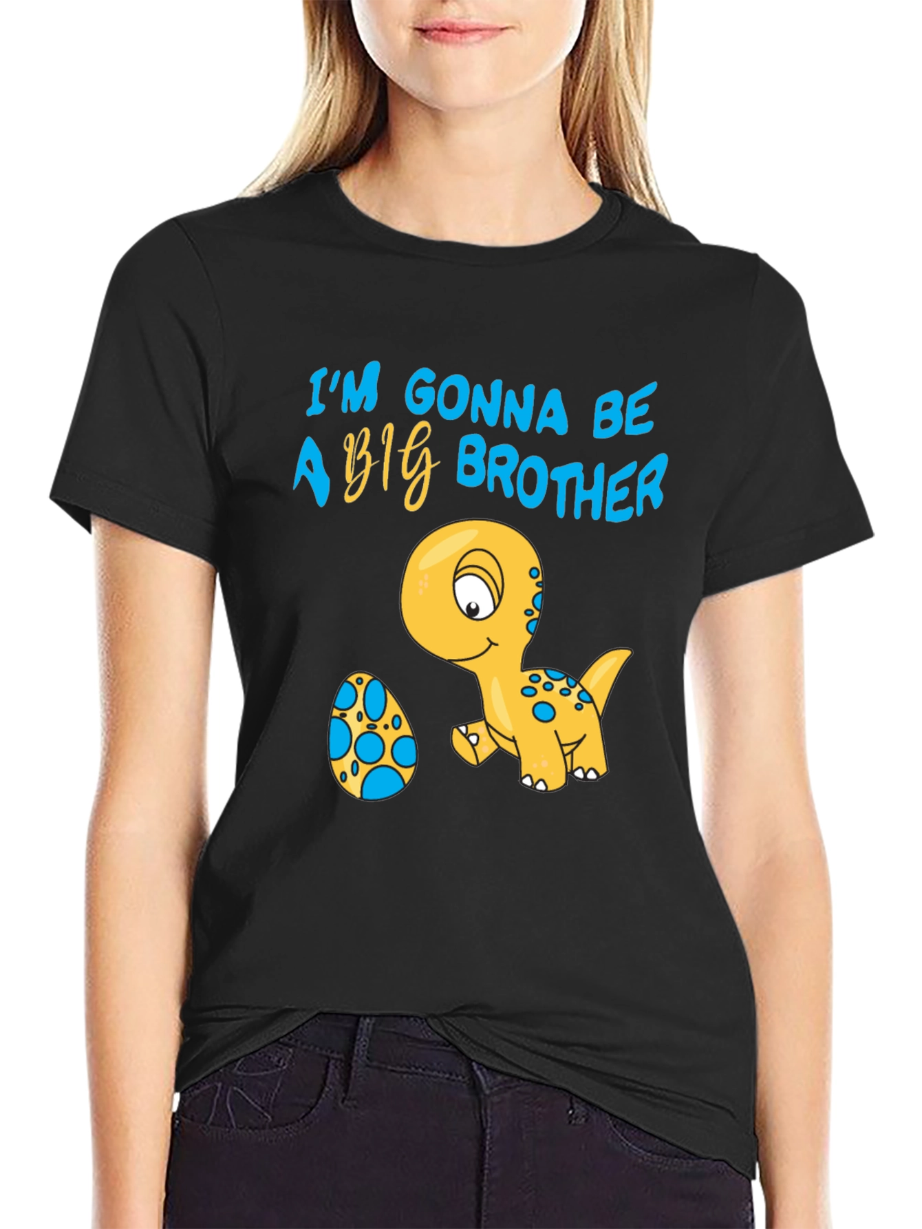 Big Brother Announcement T-Shirt Cute Dinosaur Egg