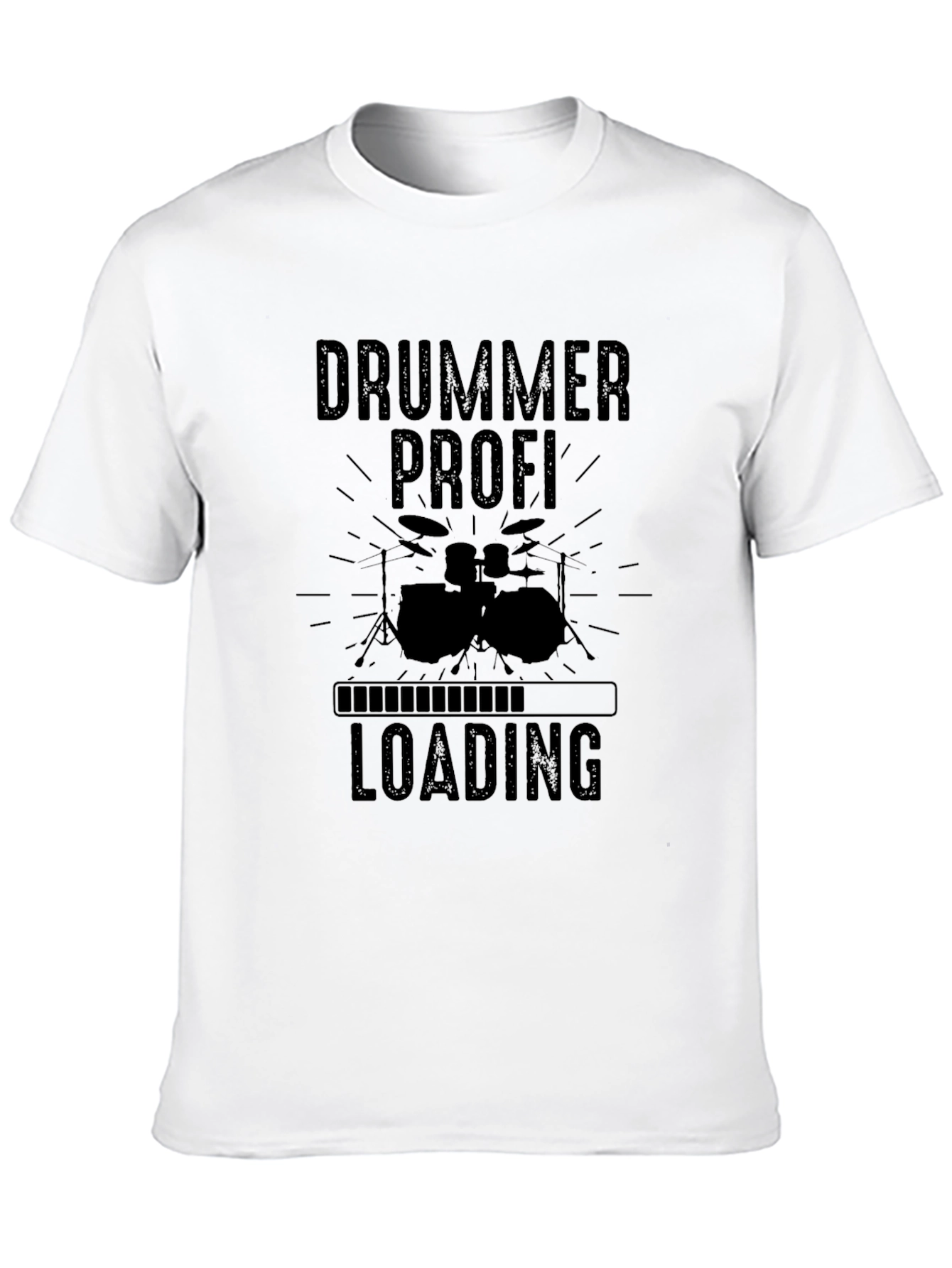 Drummer Profi Loading Black T-Shirt