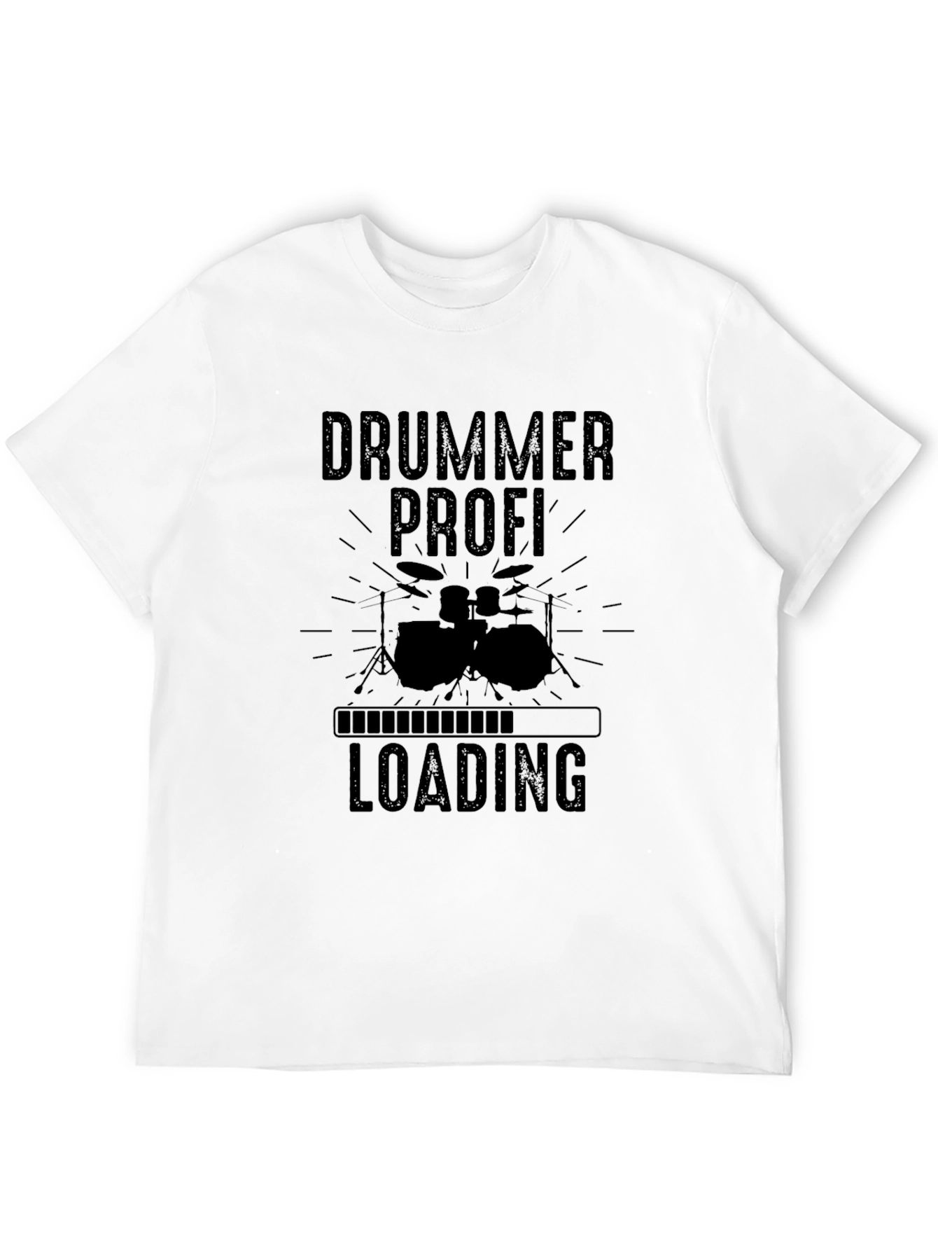 Drummer Profi Loading Black T-Shirt