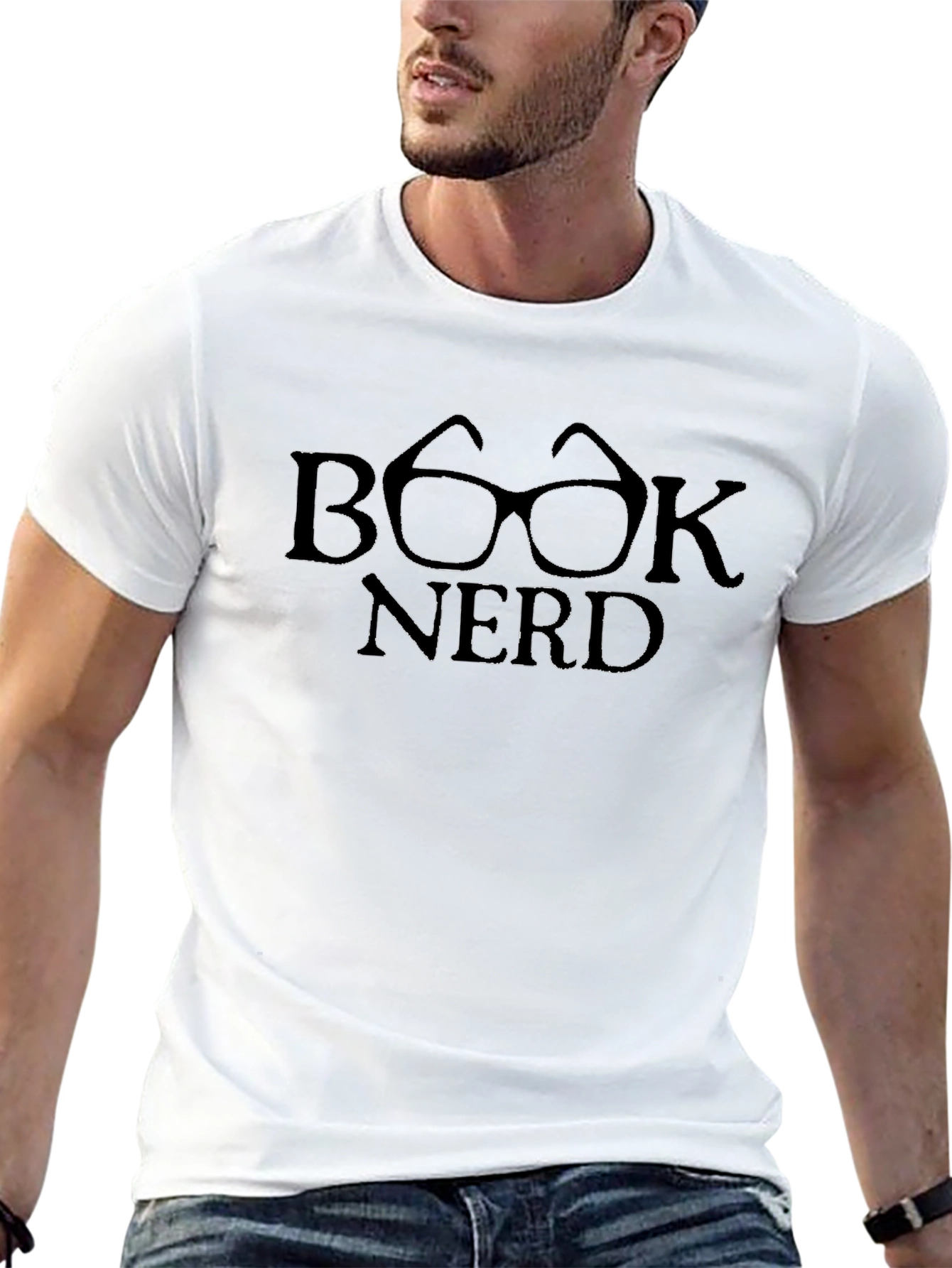 Book Nerd T-Shirt - Black Novelty Tee