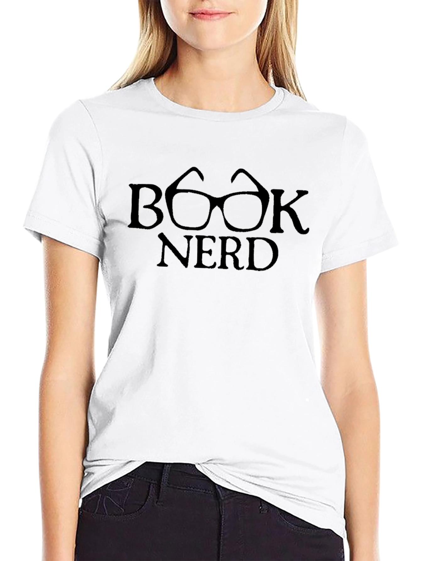 Book Nerd T-Shirt - Black Novelty Tee