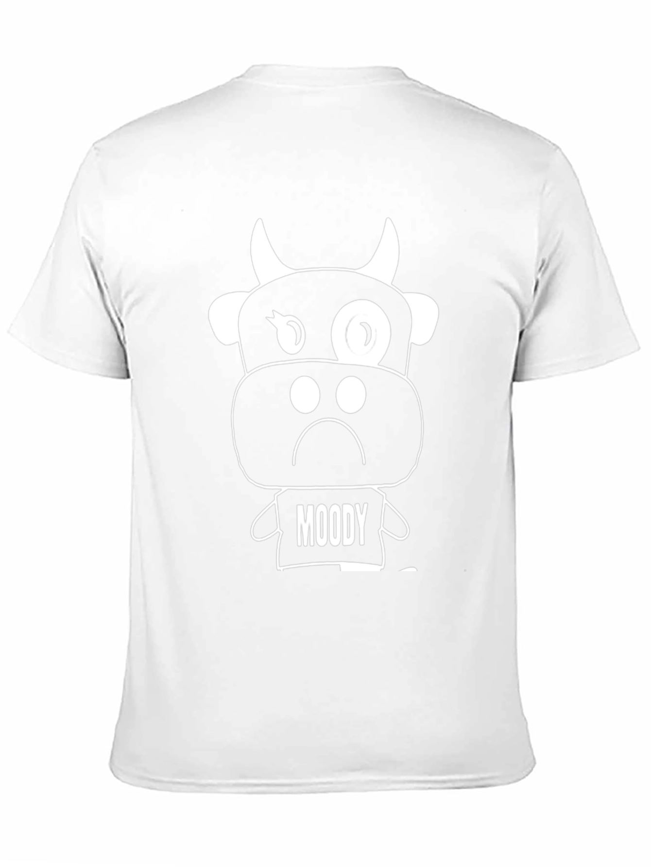 Moody Cow Graphic Tee - Black