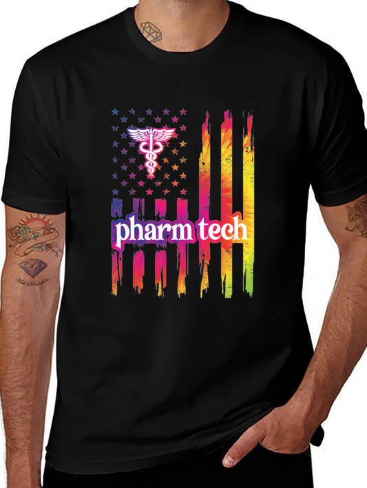 Pharm Tech American Flag T-Shirt