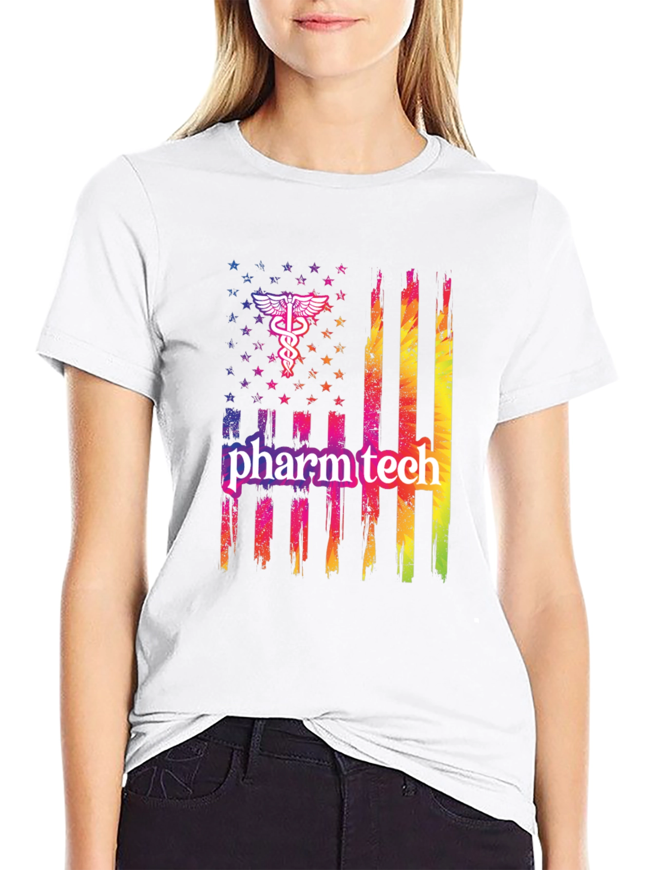 Pharm Tech American Flag T-Shirt
