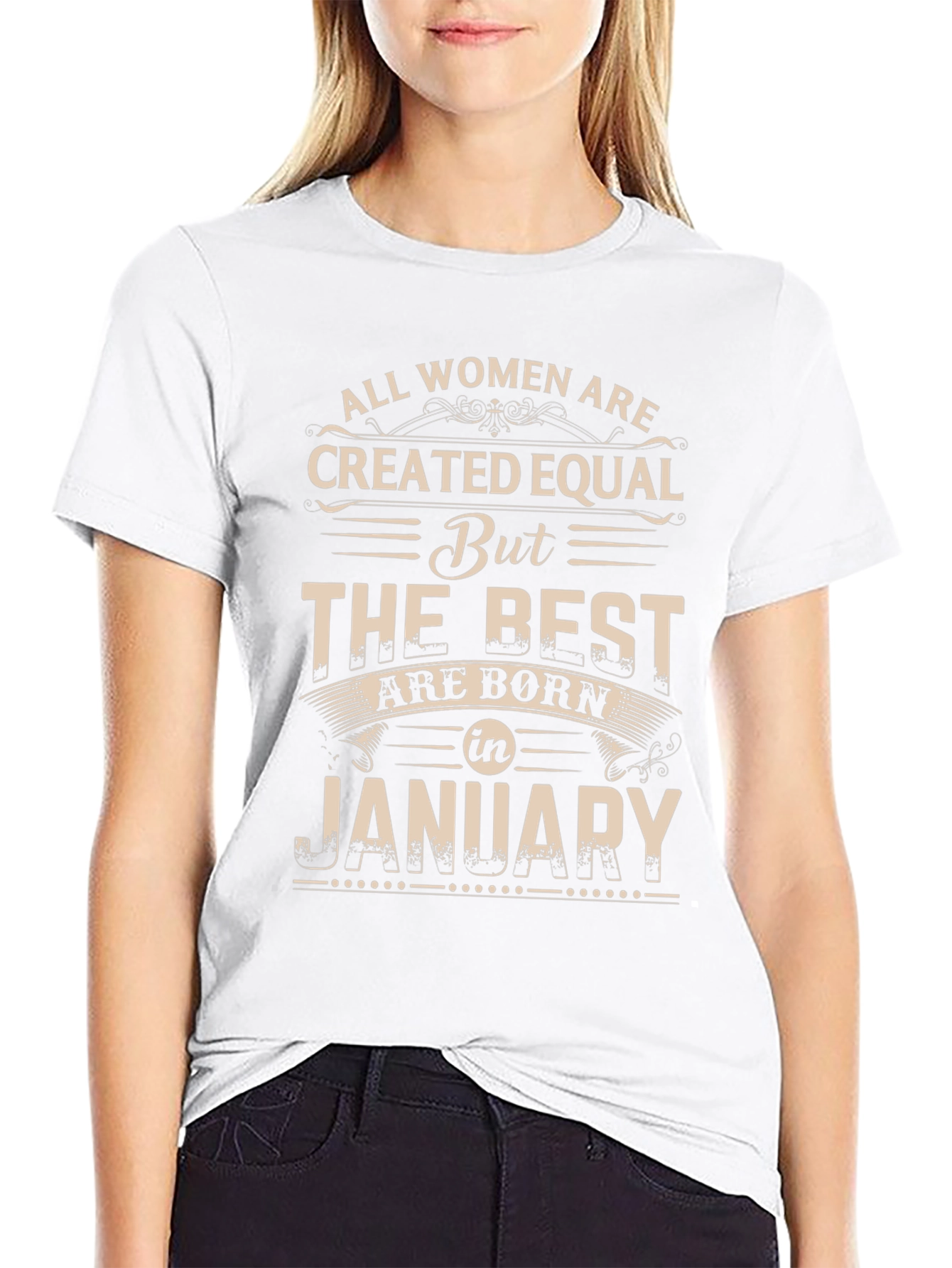 Women Born in January Graphic Tee