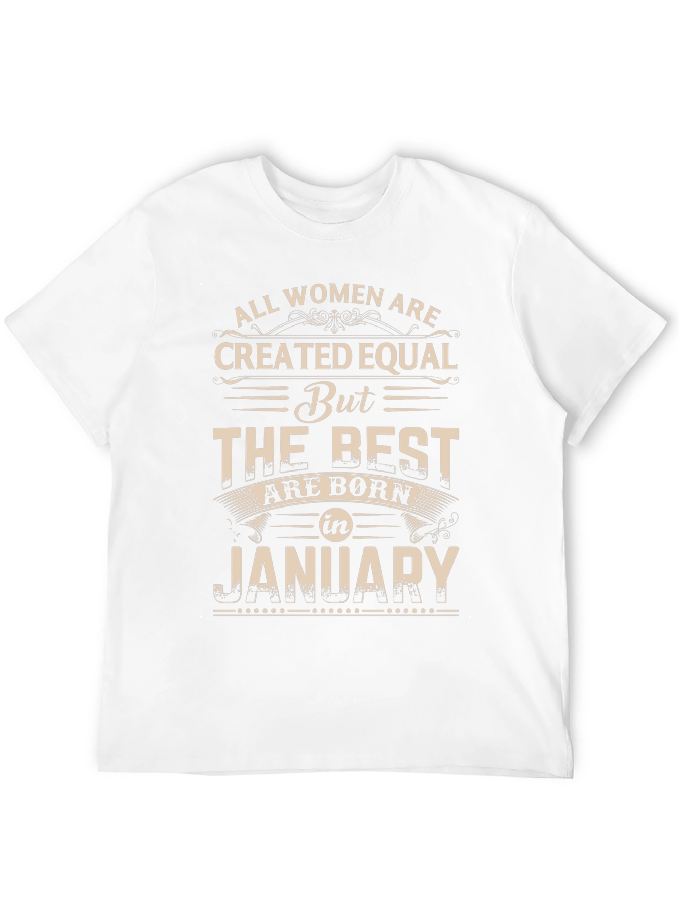 Women Born in January Graphic Tee