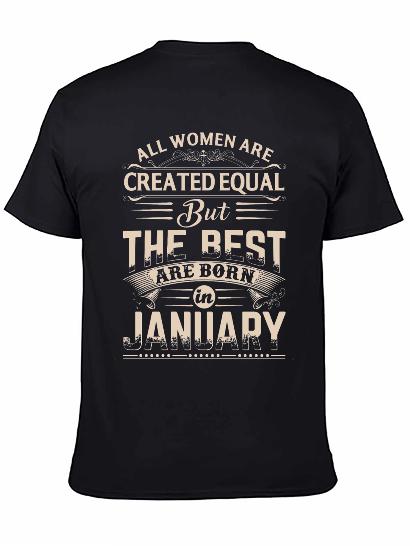 Women Born in January Graphic Tee