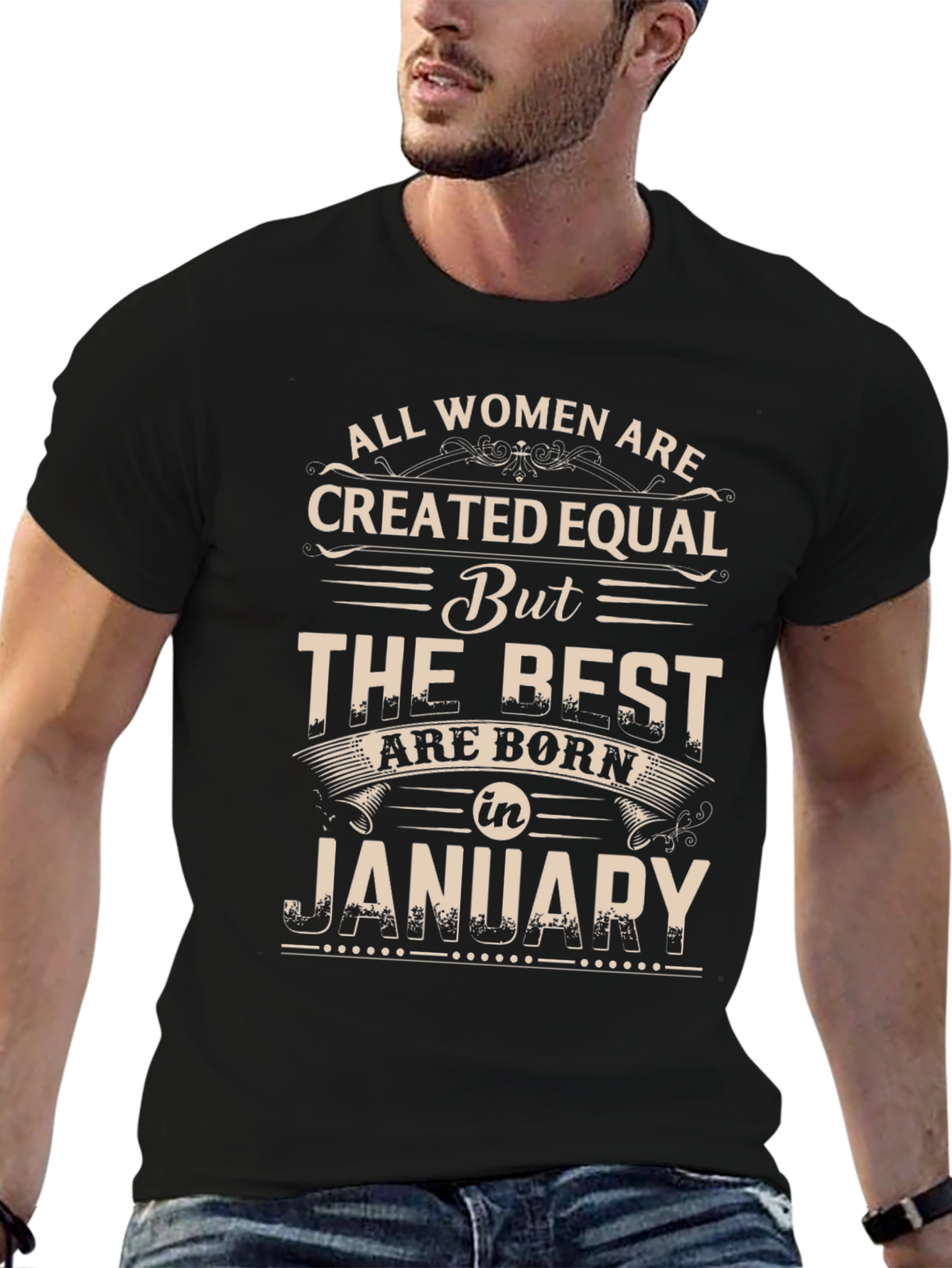 Women Born in January Graphic Tee
