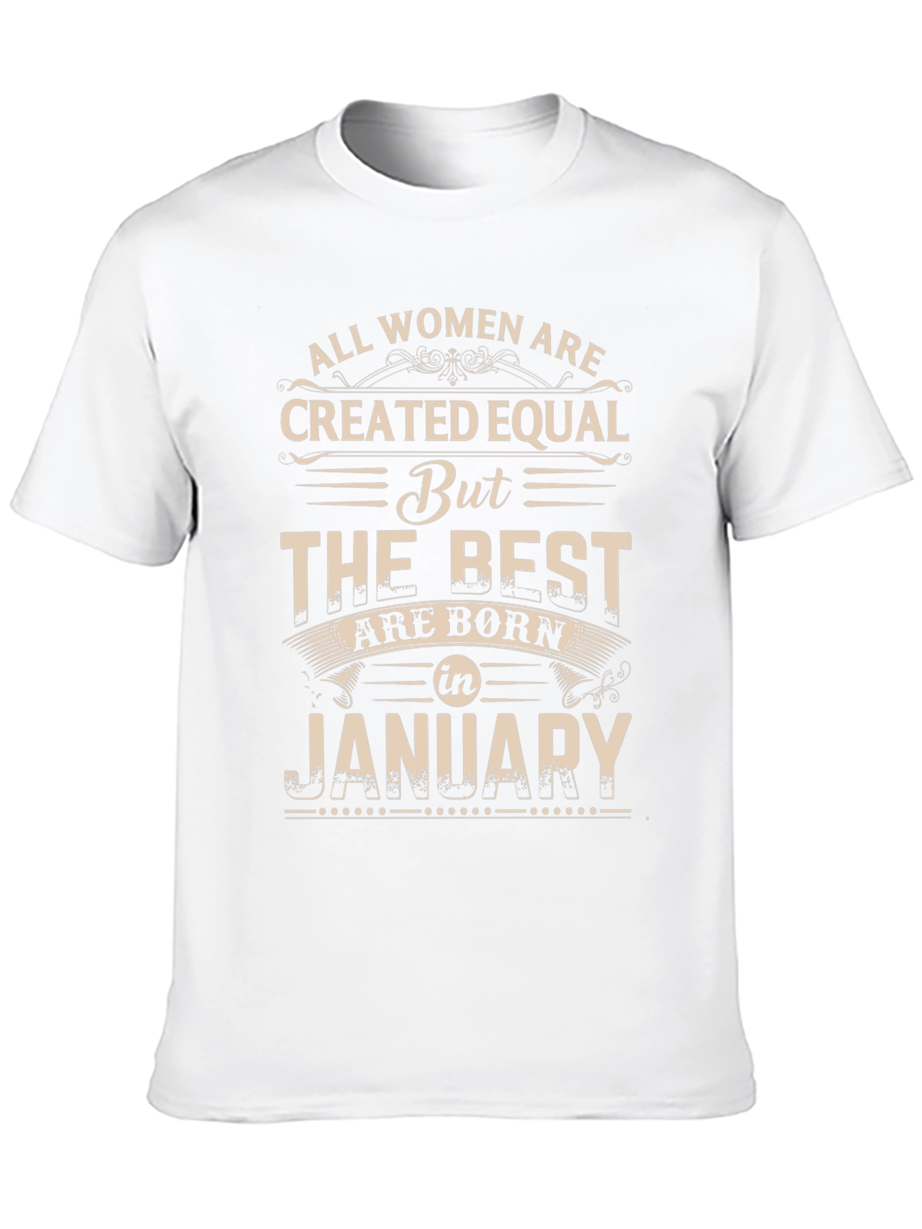 Women Born in January Graphic Tee