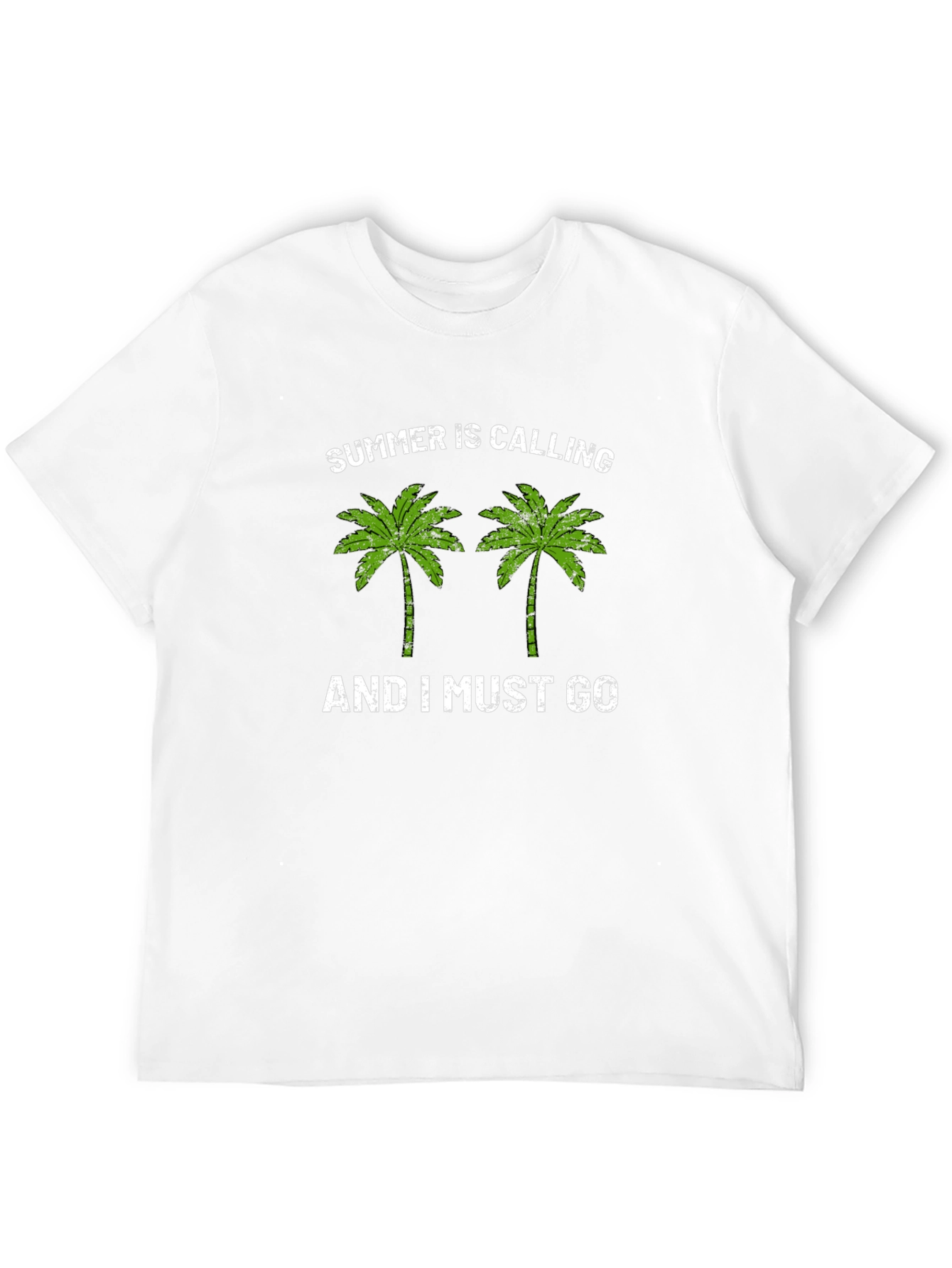 Summer Calling Palm Tree Graphic T-Shirt