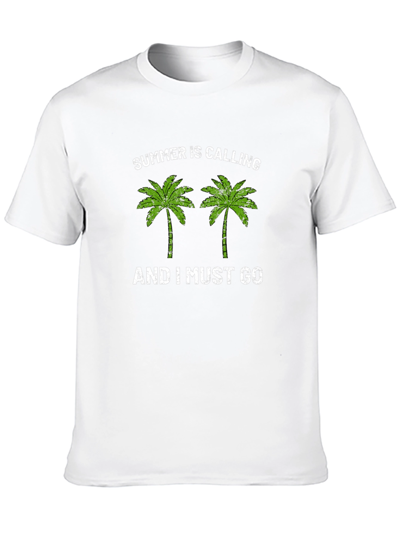 Summer Calling Palm Tree Graphic T-Shirt