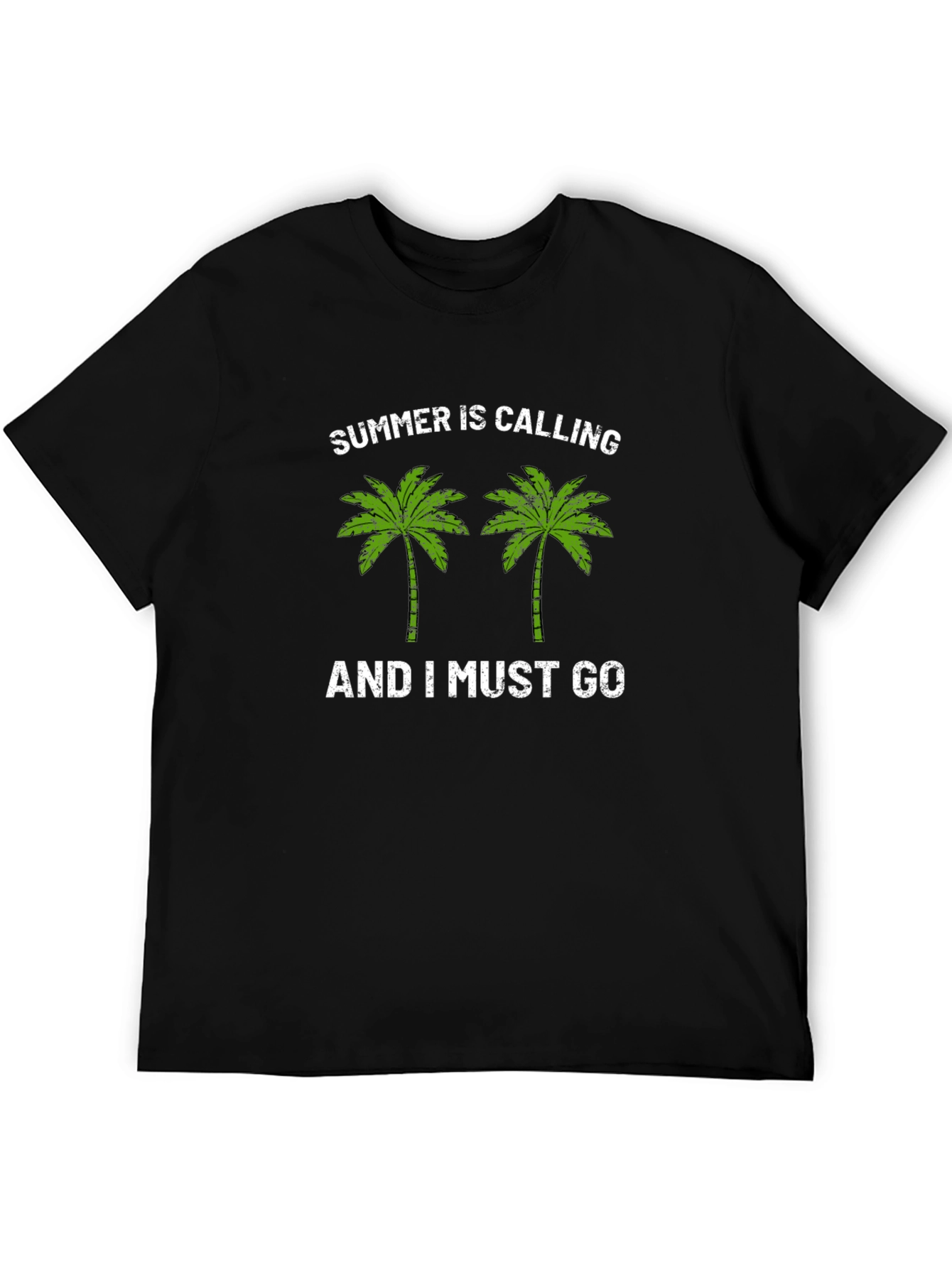 Summer Calling Palm Tree Graphic T-Shirt