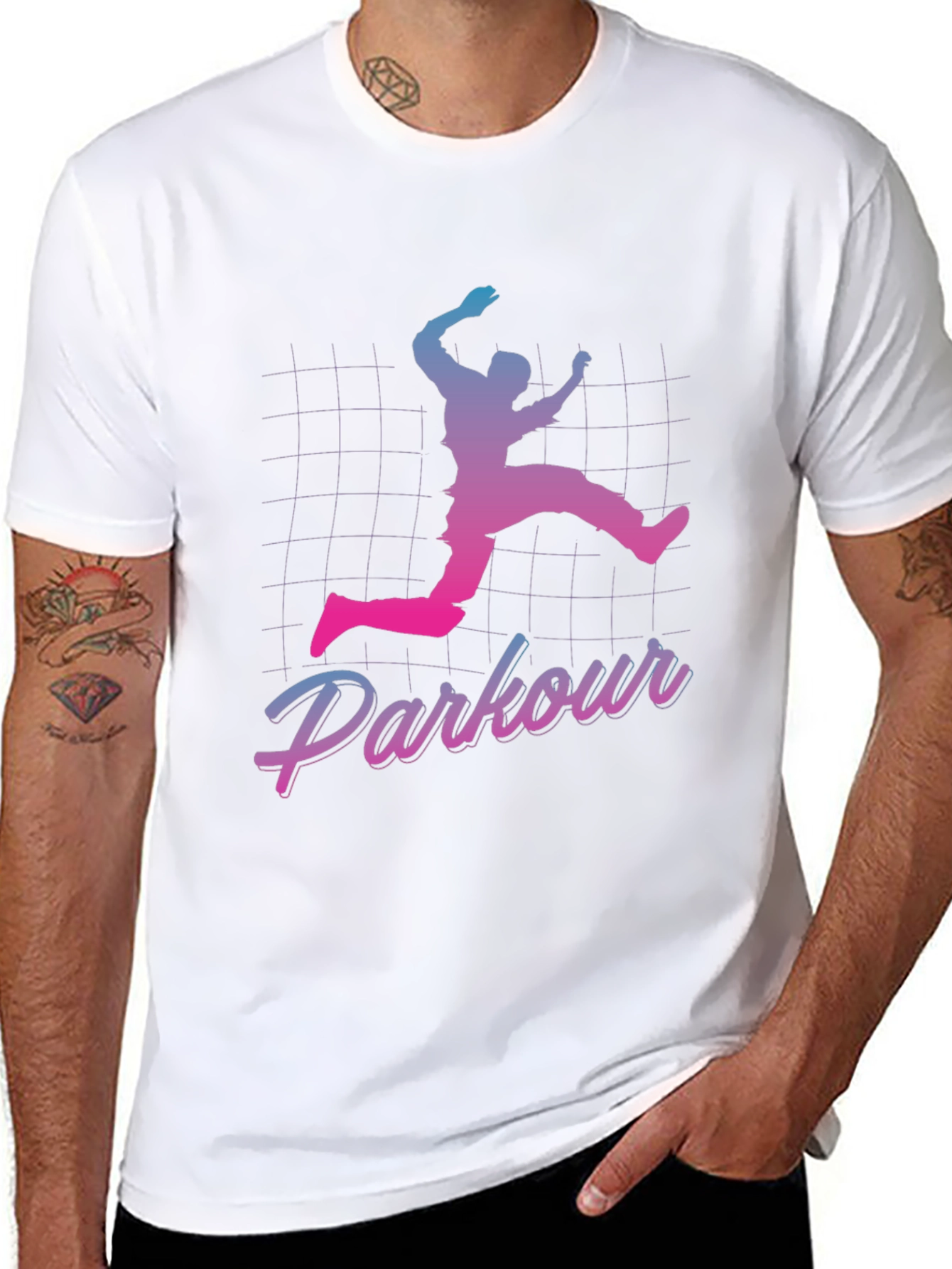 Retro Parkour T-Shirt - Urban Style