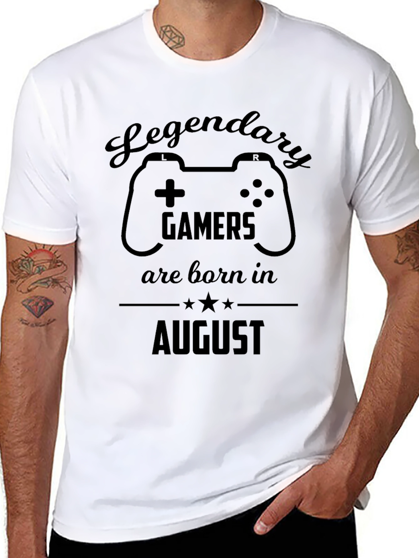 Legendary Gamers August Birthday T-Shirt