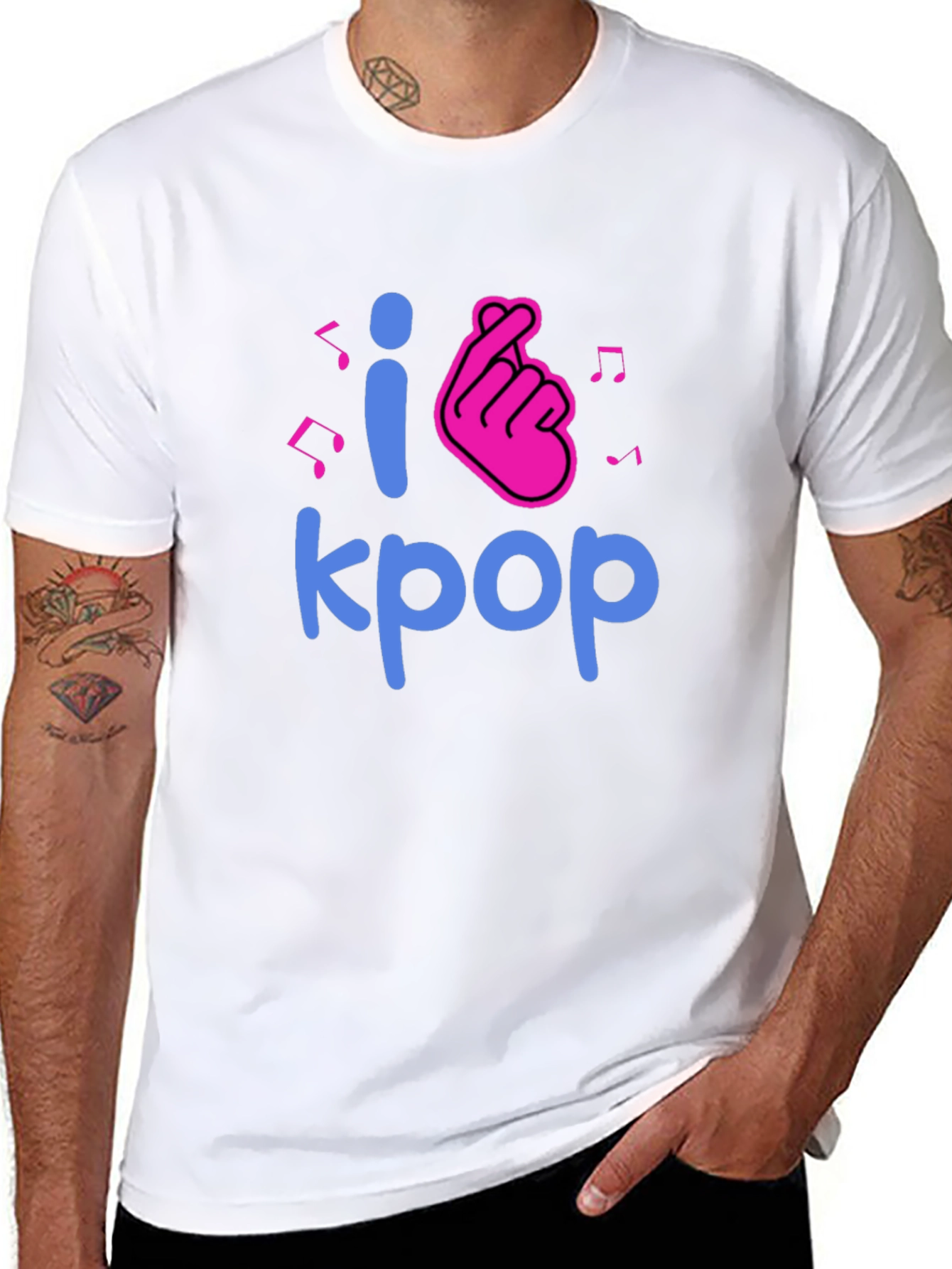 I Heart Kpop T-Shirt - Stylish Music Tee