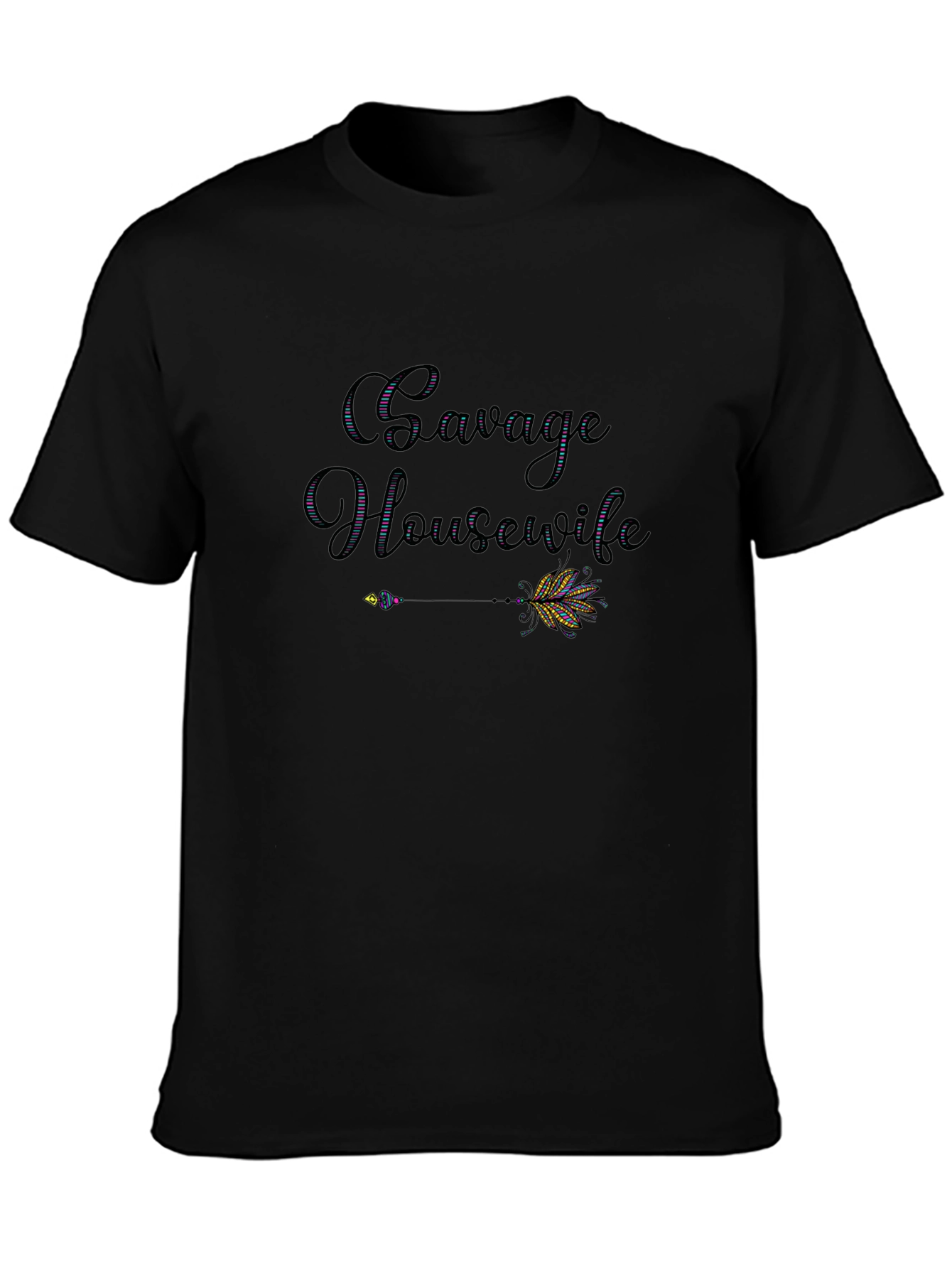 Savage Housewife Graphic T-Shirt - Stylish and Fun