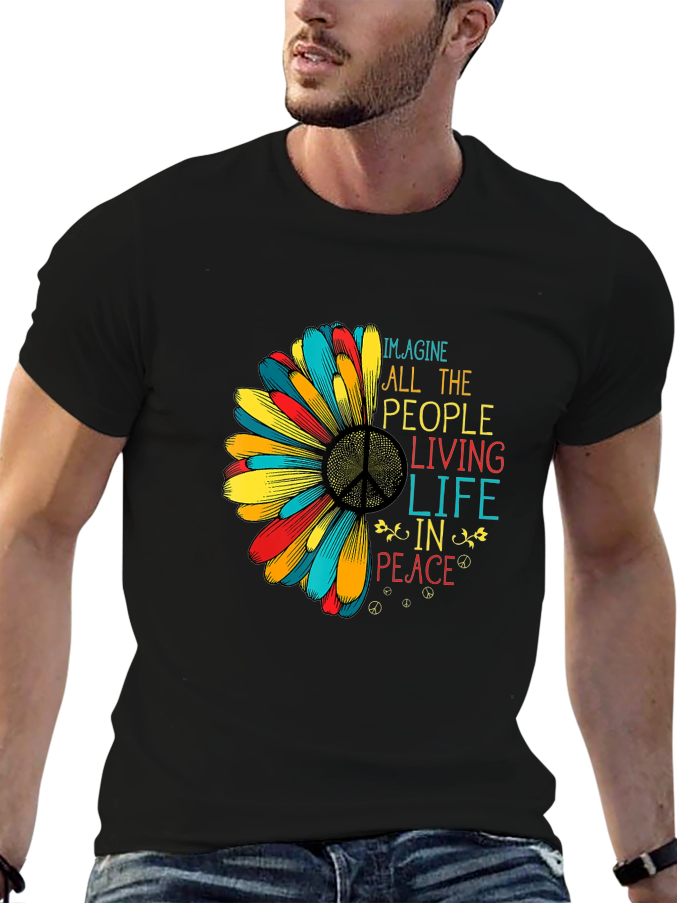 Imagine Peace Graphic T-Shirt