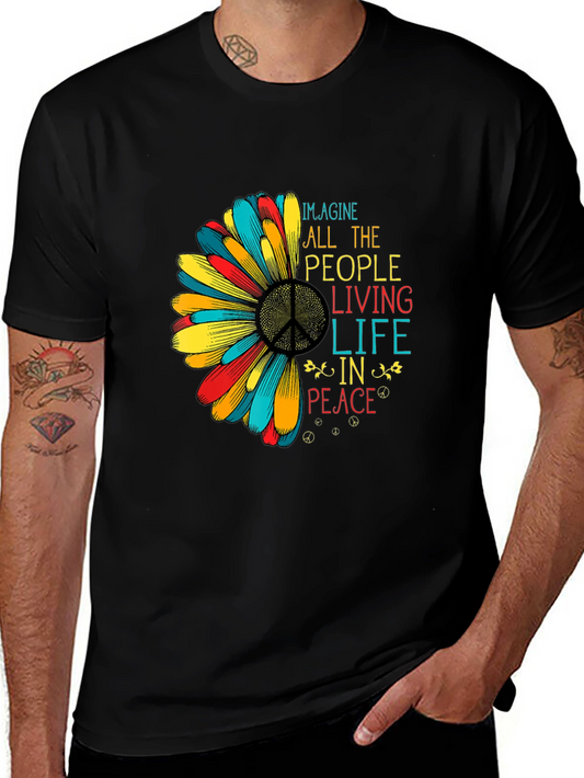 Imagine Peace Graphic T-Shirt