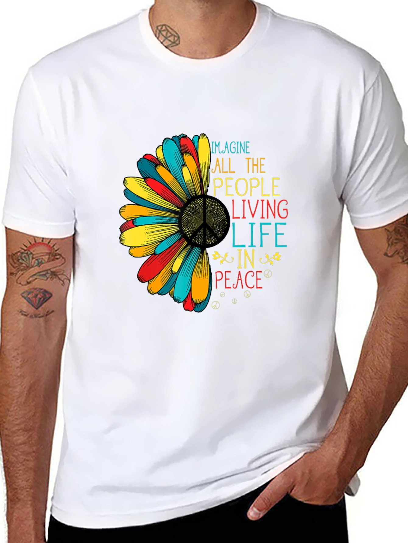Imagine Peace Graphic T-Shirt