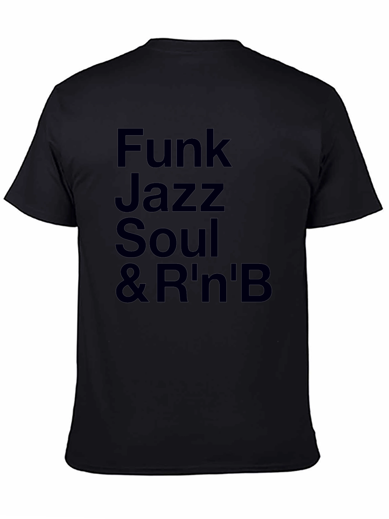 Funk Jazz Soul & RnB Black Graphic Tee