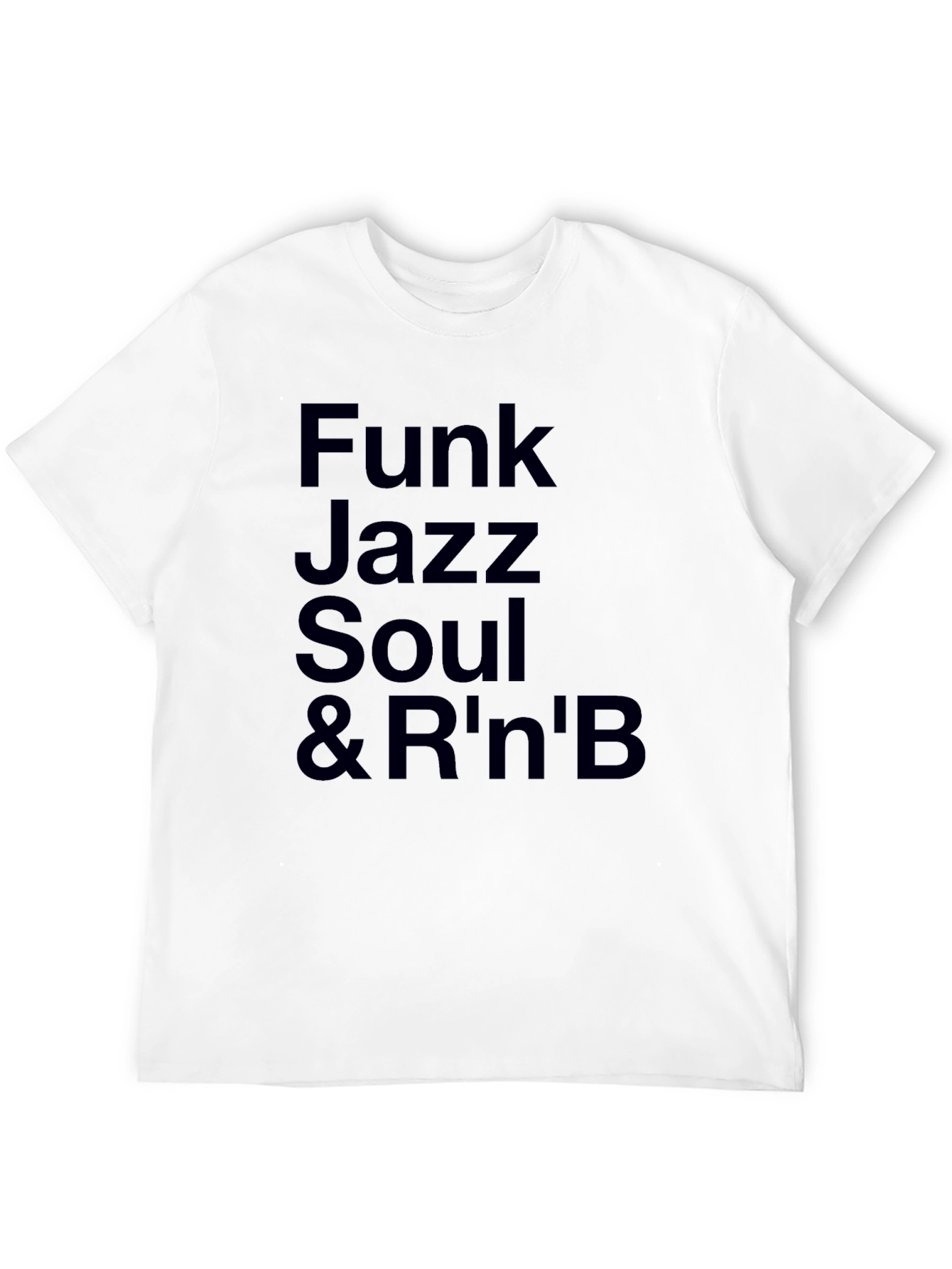 Funk Jazz Soul & RnB Black Graphic Tee