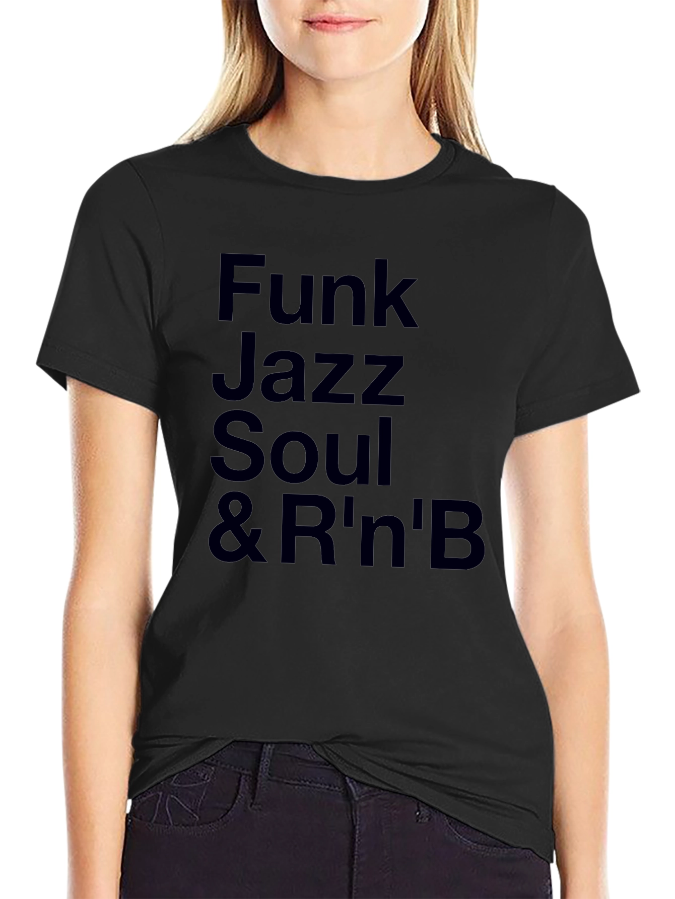 Funk Jazz Soul & RnB Black Graphic Tee