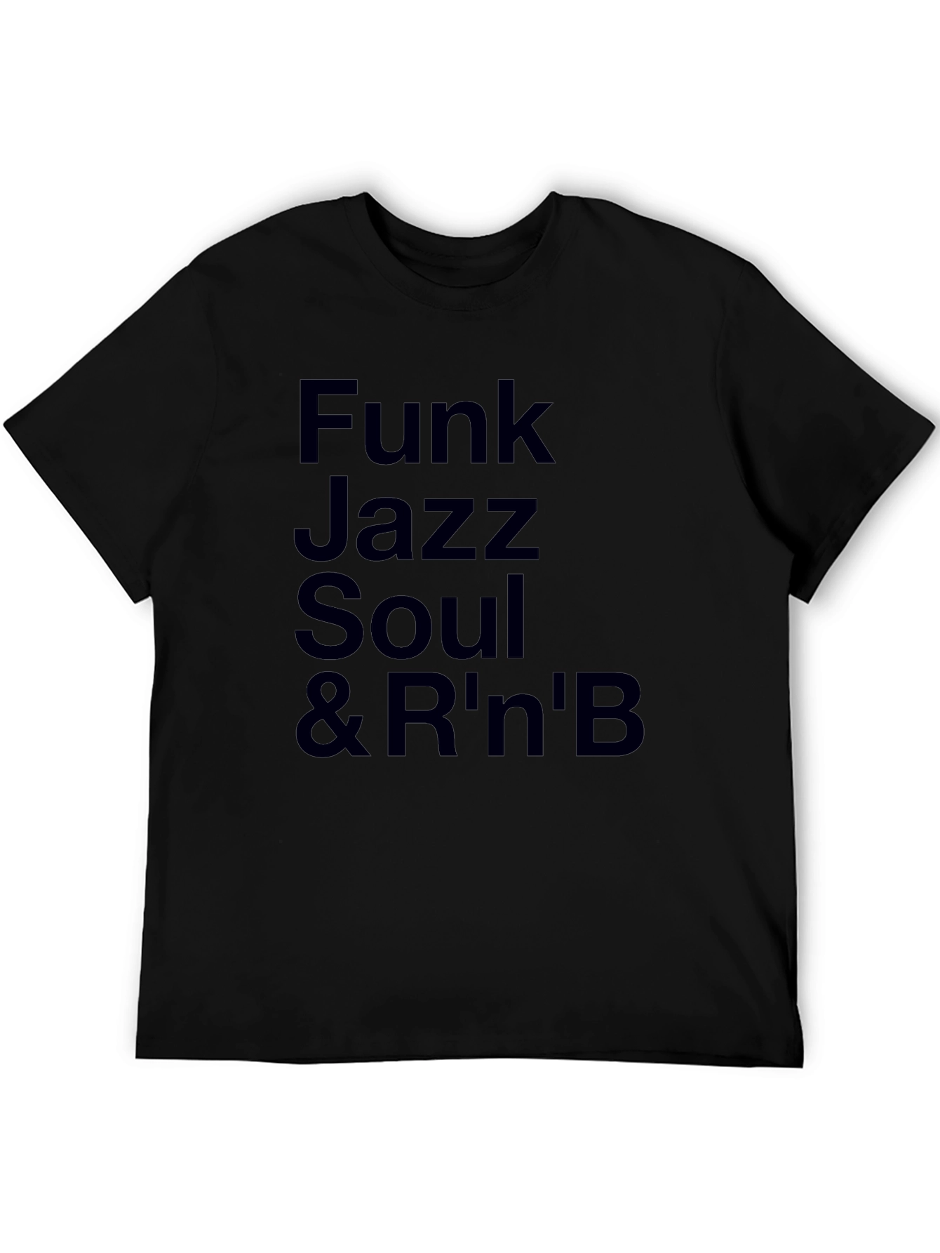 Funk Jazz Soul & RnB Black Graphic Tee