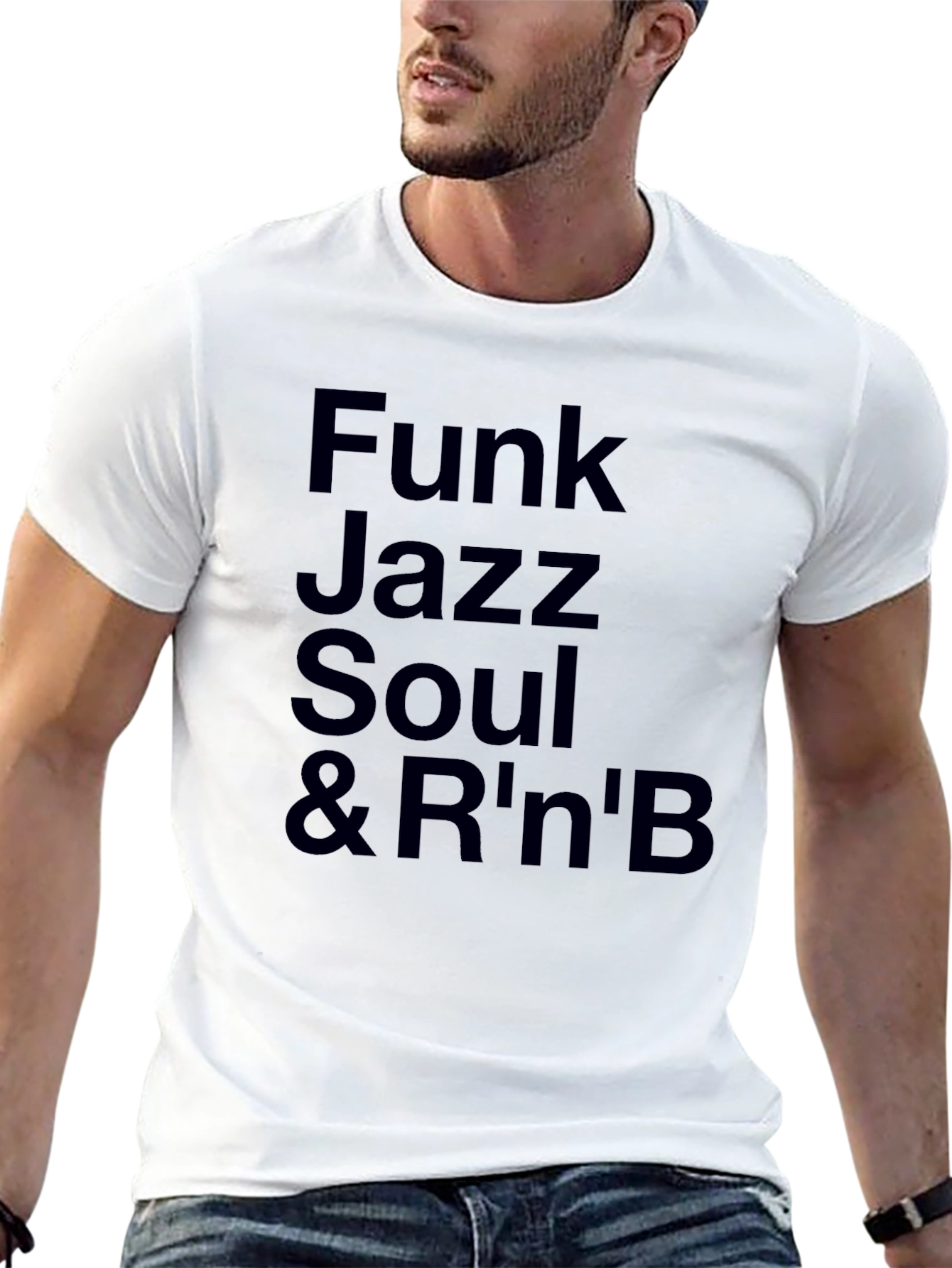 Funk Jazz Soul & RnB Black Graphic Tee