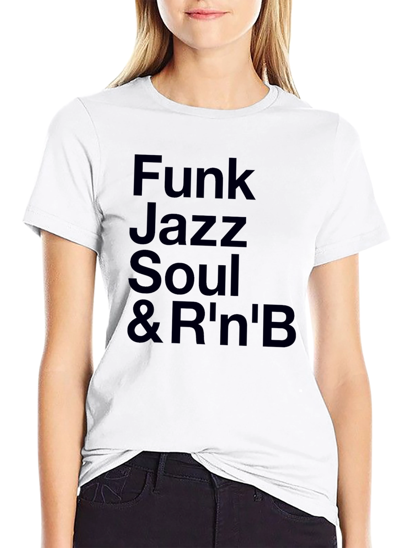 Funk Jazz Soul & RnB Black Graphic Tee