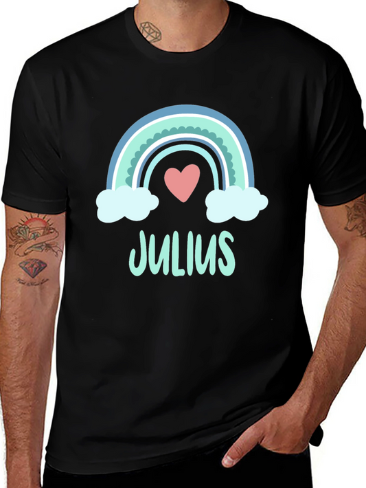 Julius Rainbow Heart T-Shirt - Soft Cotton Blend