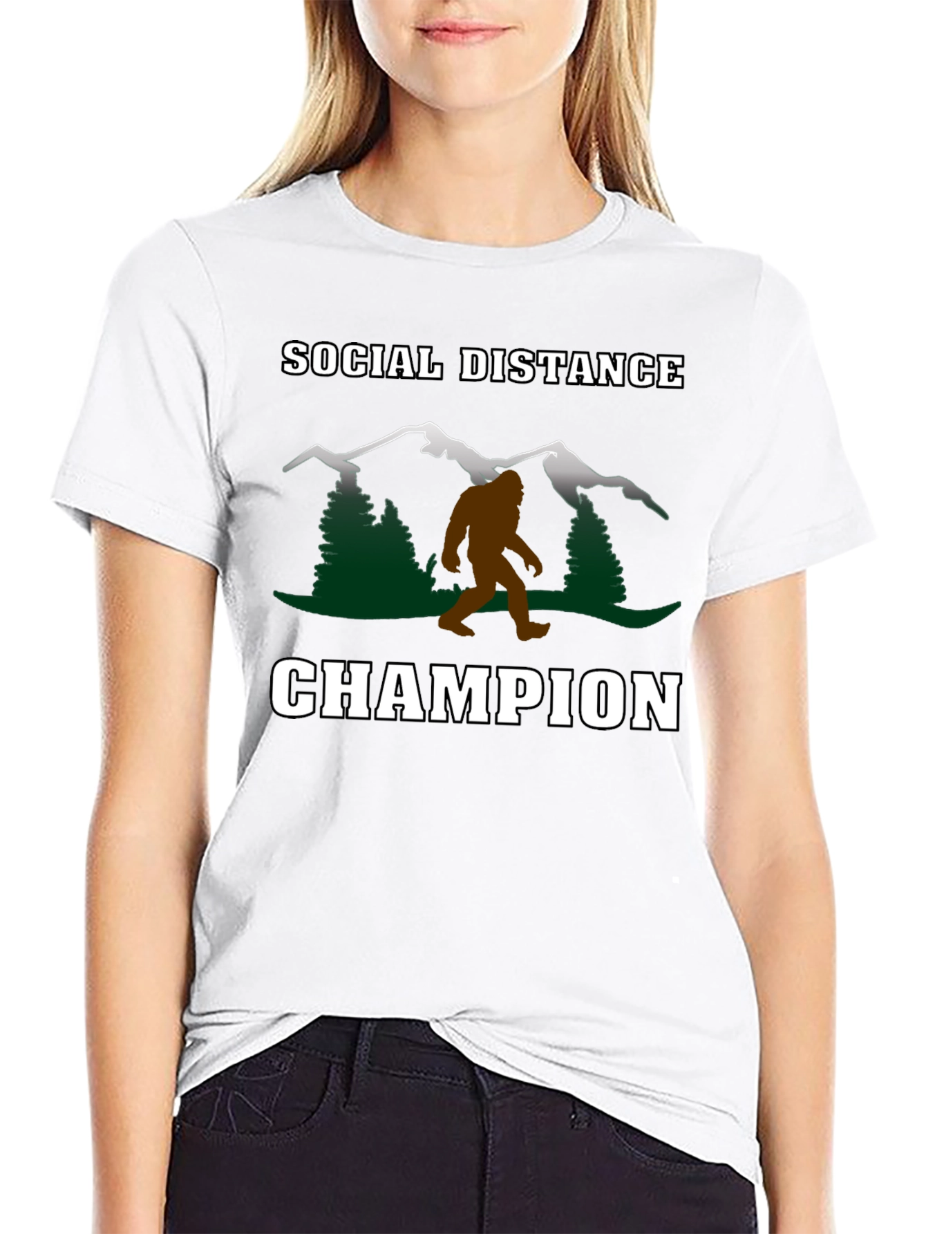 Social Distance Champion T-Shirt