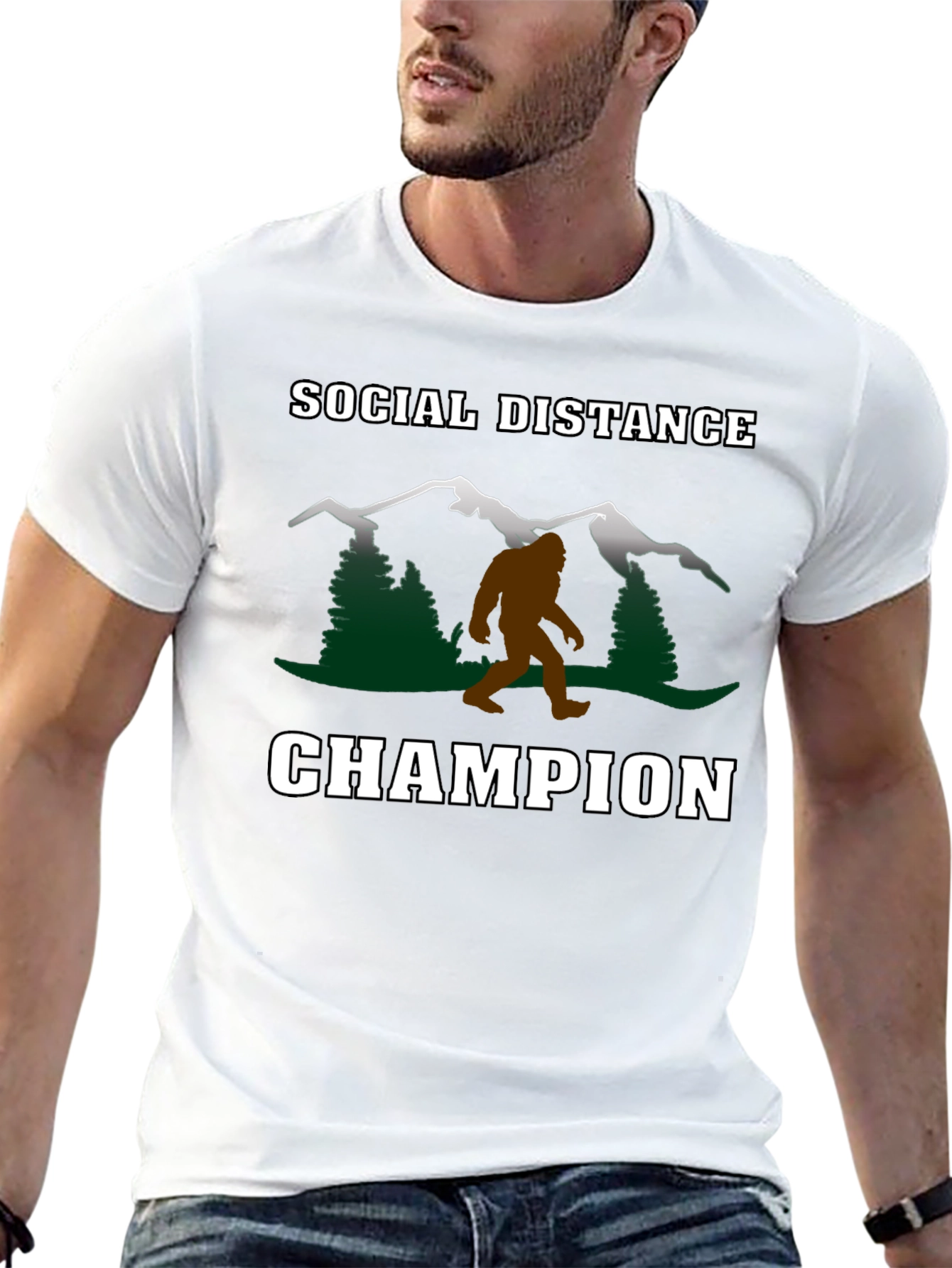 Social Distance Champion T-Shirt