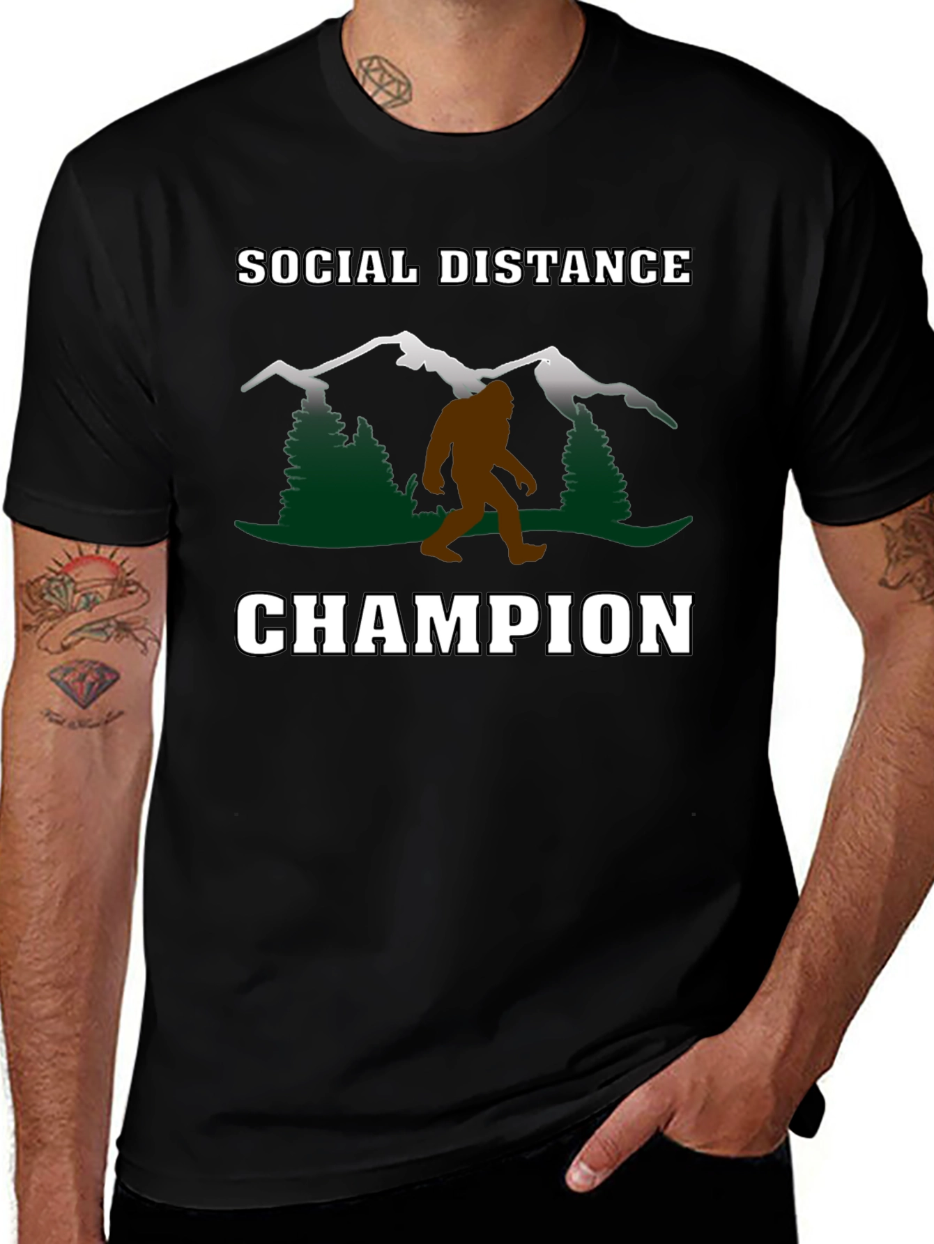 Social Distance Champion T-Shirt