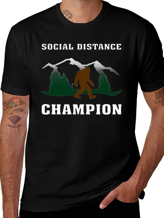 Social Distance Champion T-Shirt