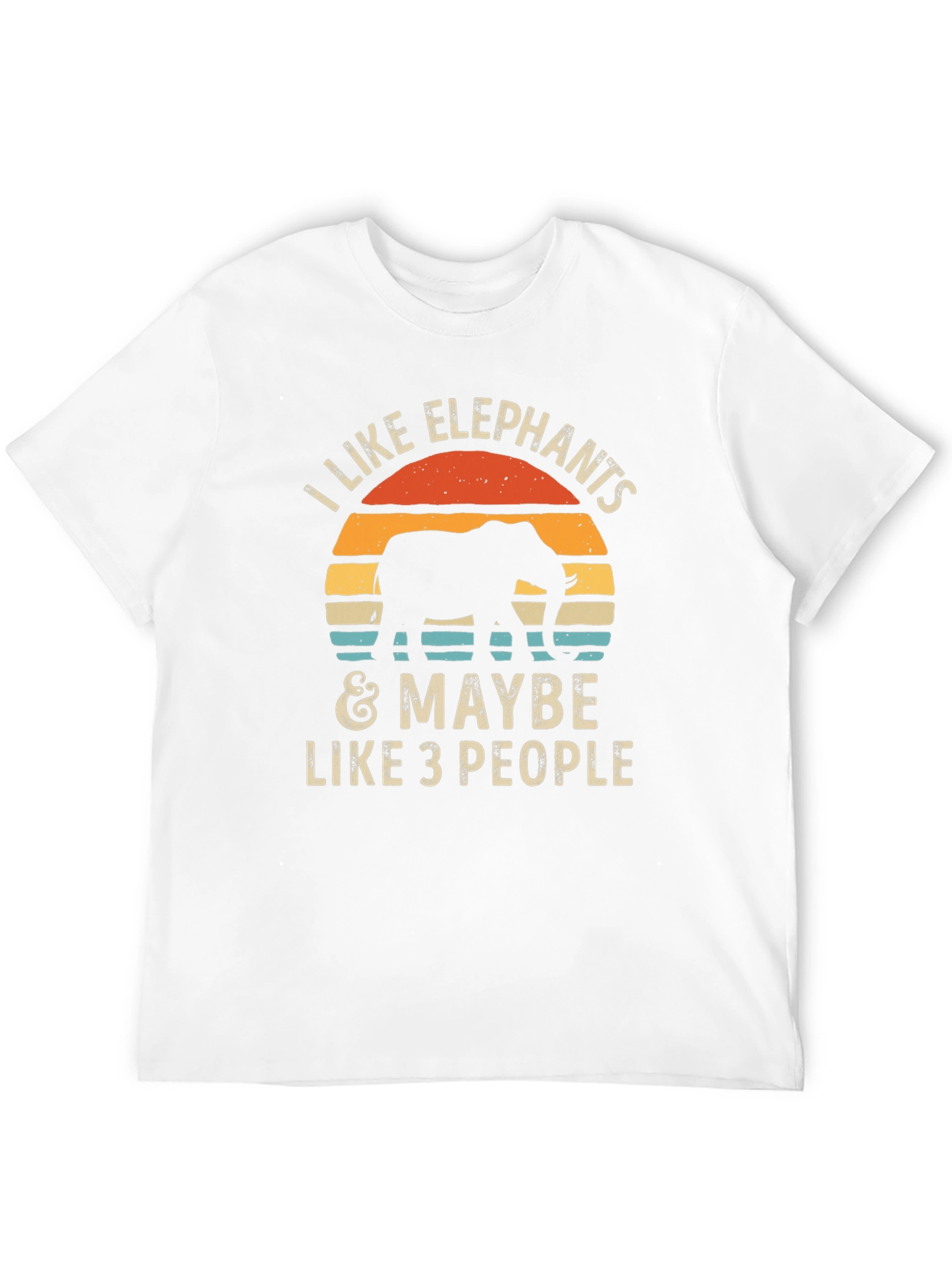 Elephant Lover Graphic Tee - I Like Elephants T-Shirt